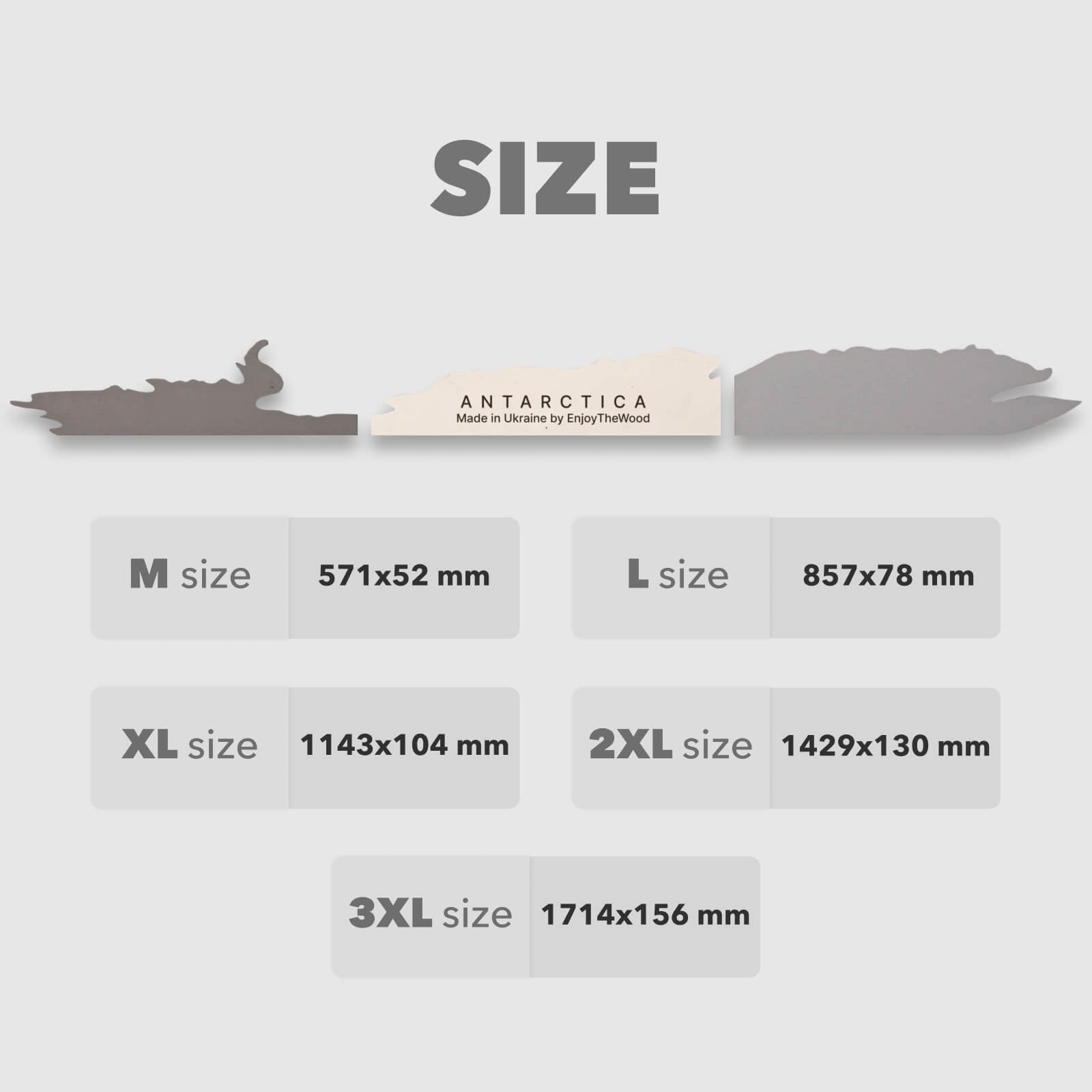 Antártida para mapas de colores