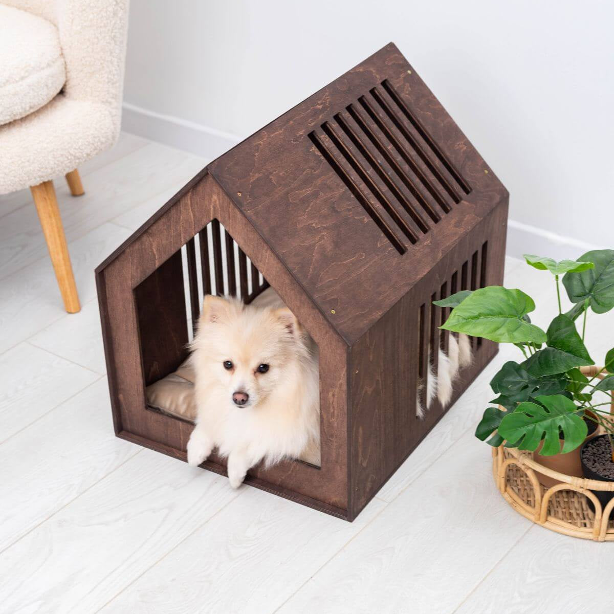 small indoor dog house