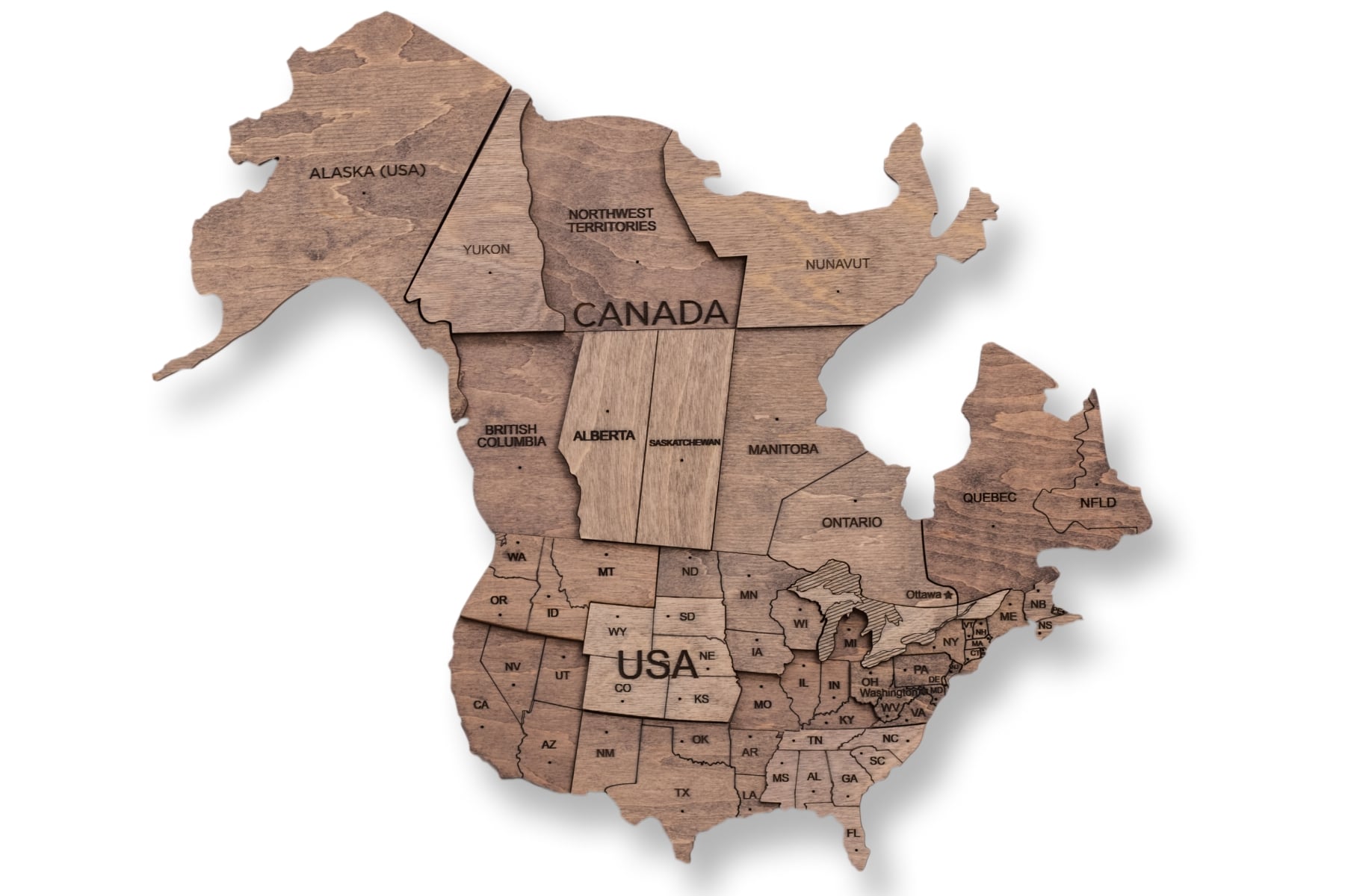 world map decoration
