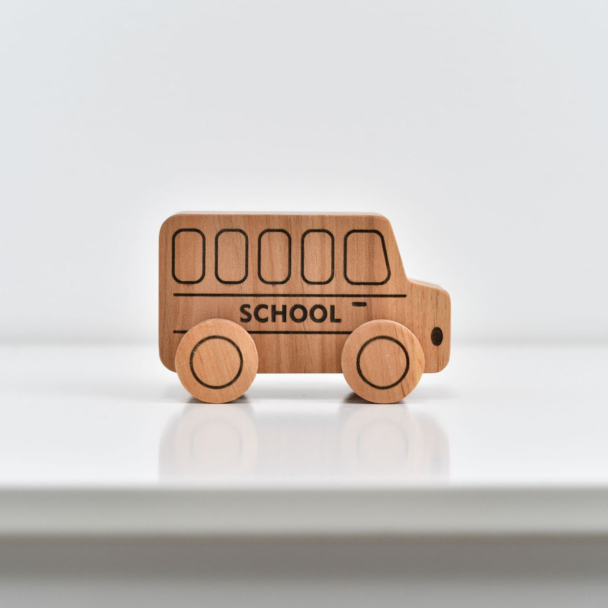 real wooden car