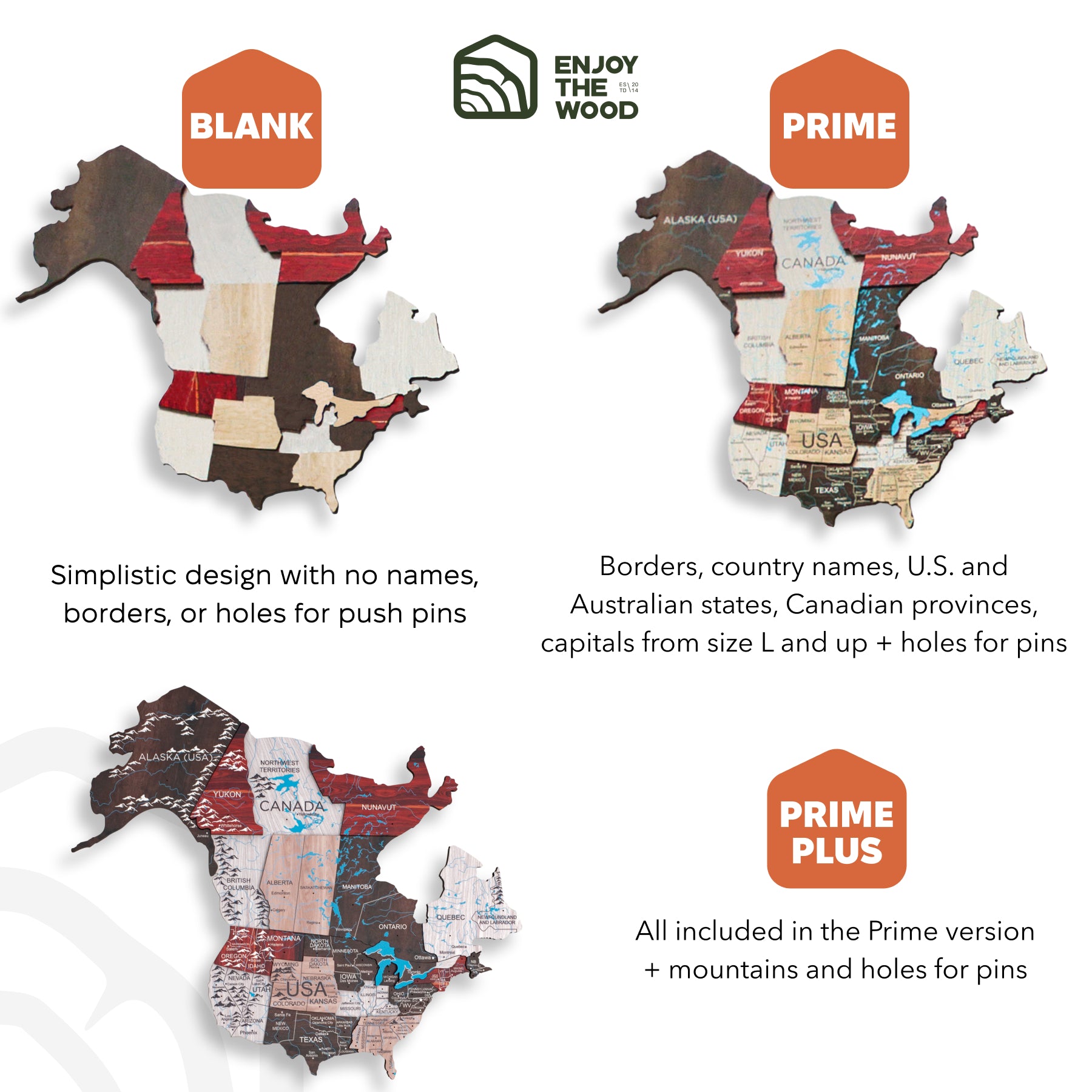 world painted on wood