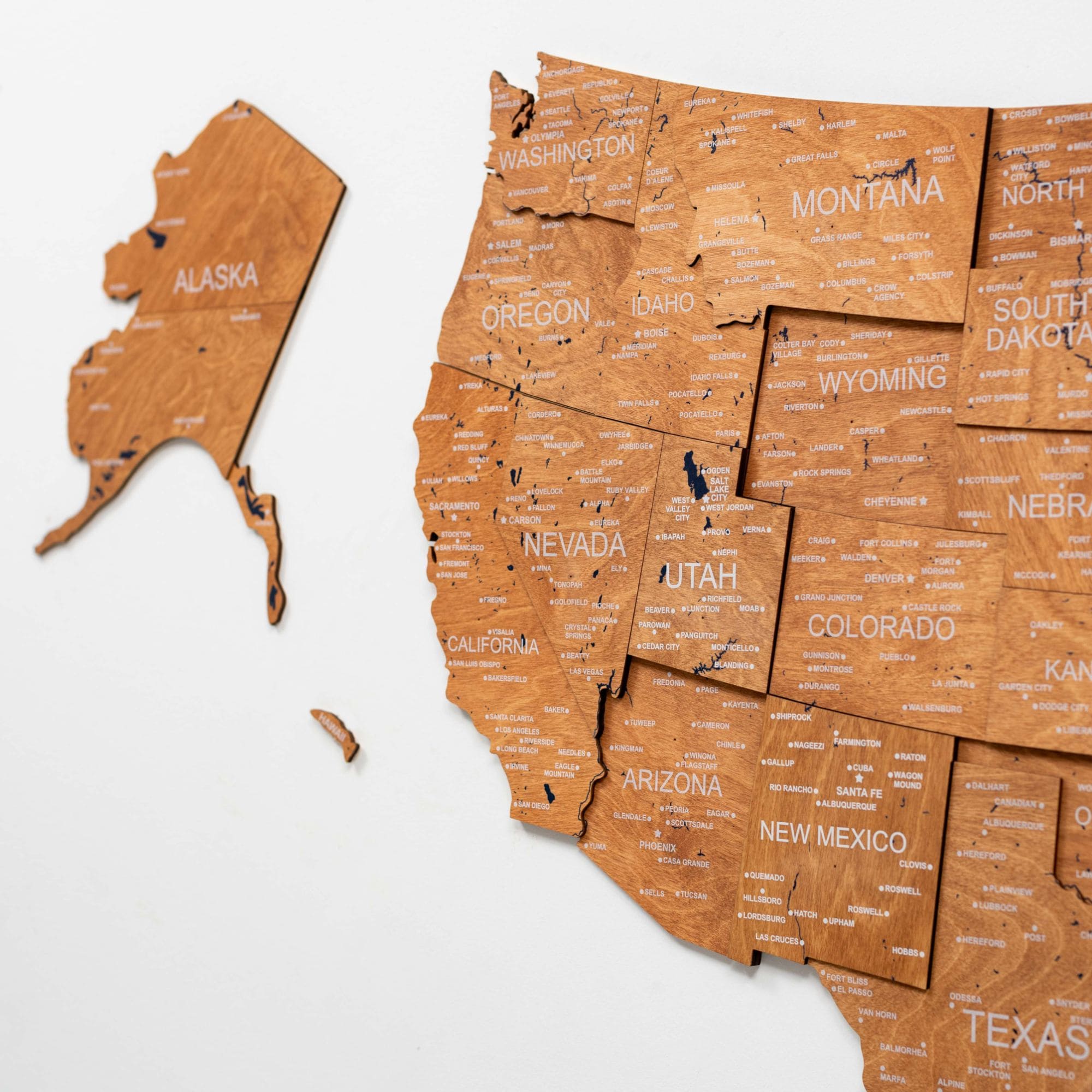 map of usa 3d