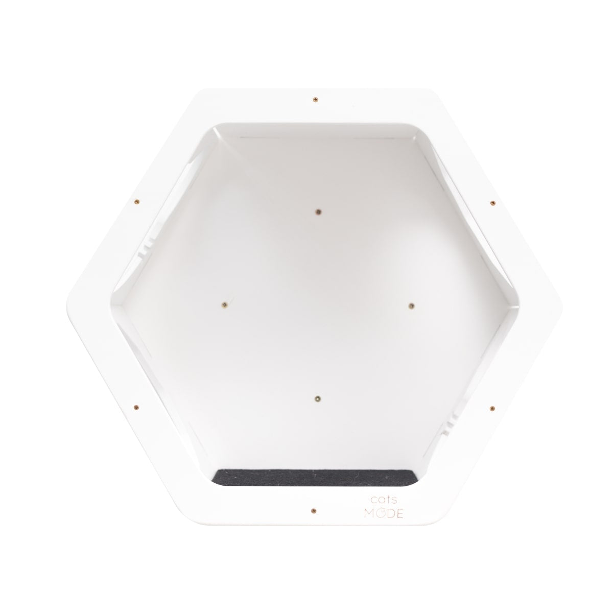 cat climbing wall shelves in white color