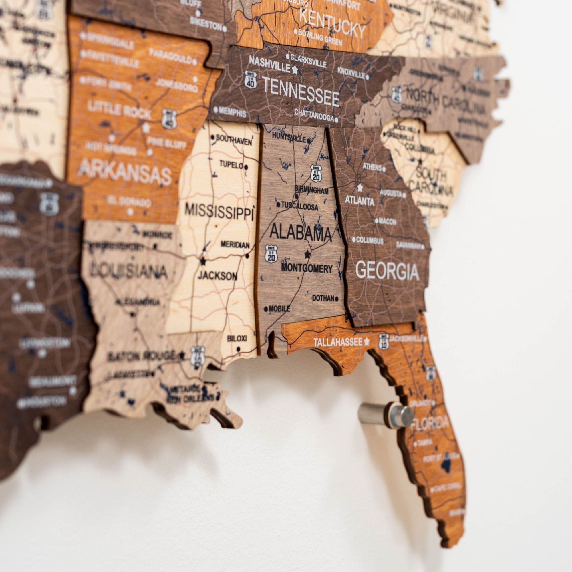 georgia usa map