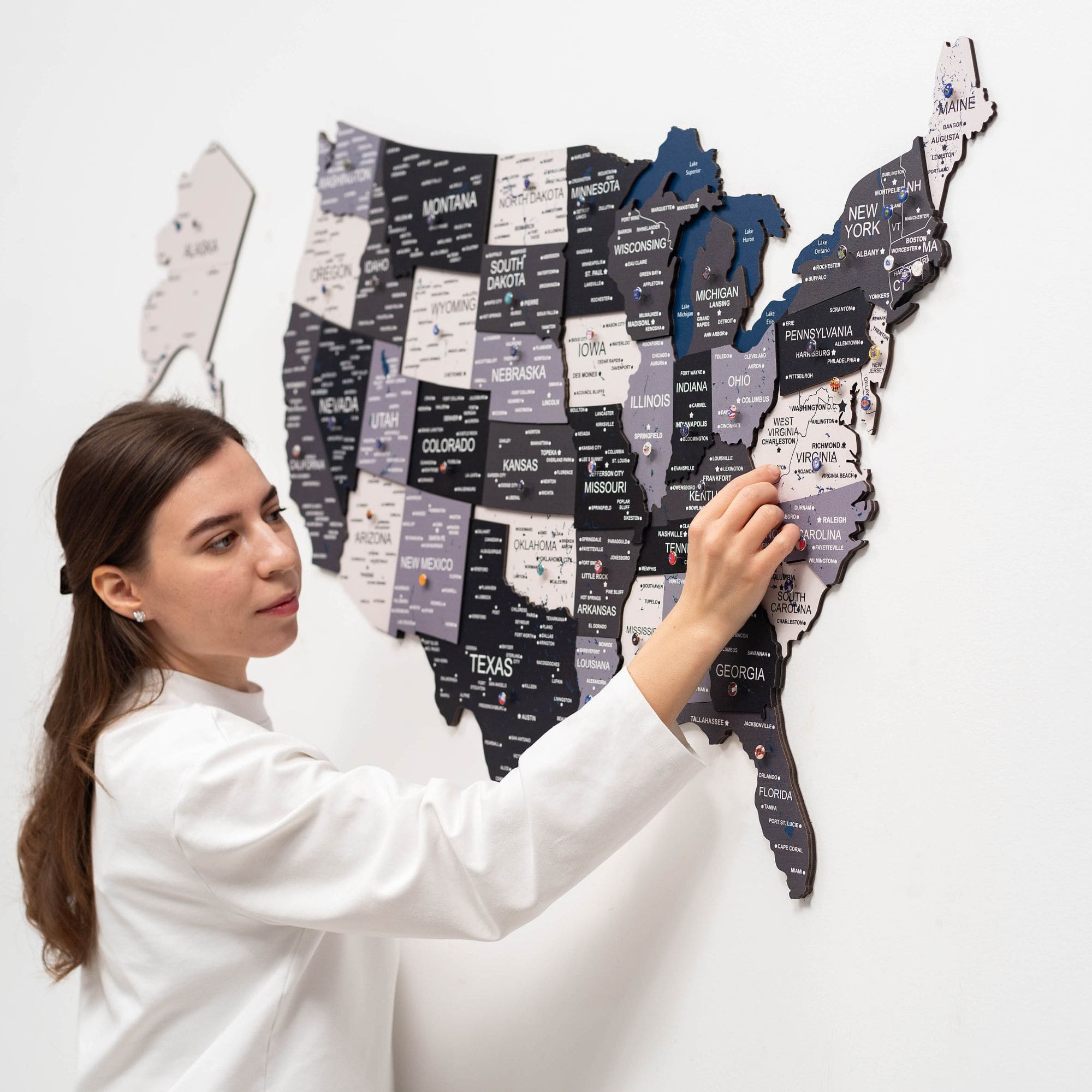 us map with cities and states
