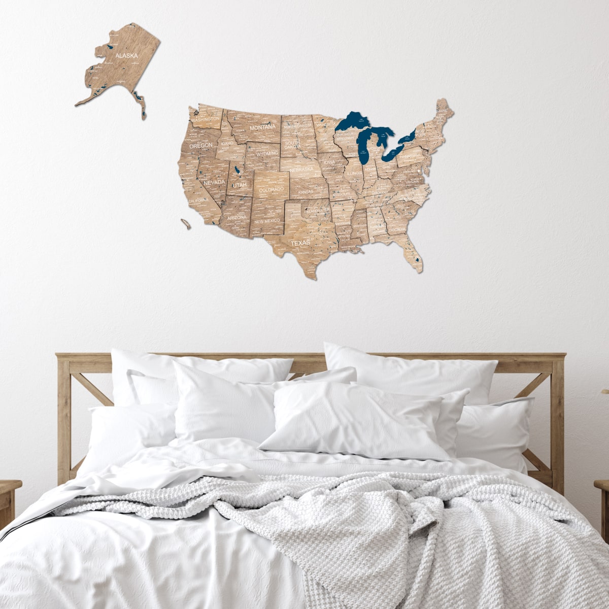 usa border wall map