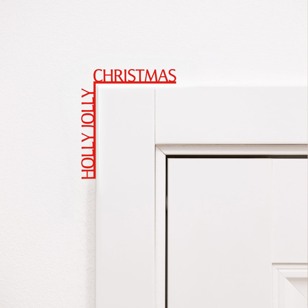 Holly Jolly Christmas rustic wood sign