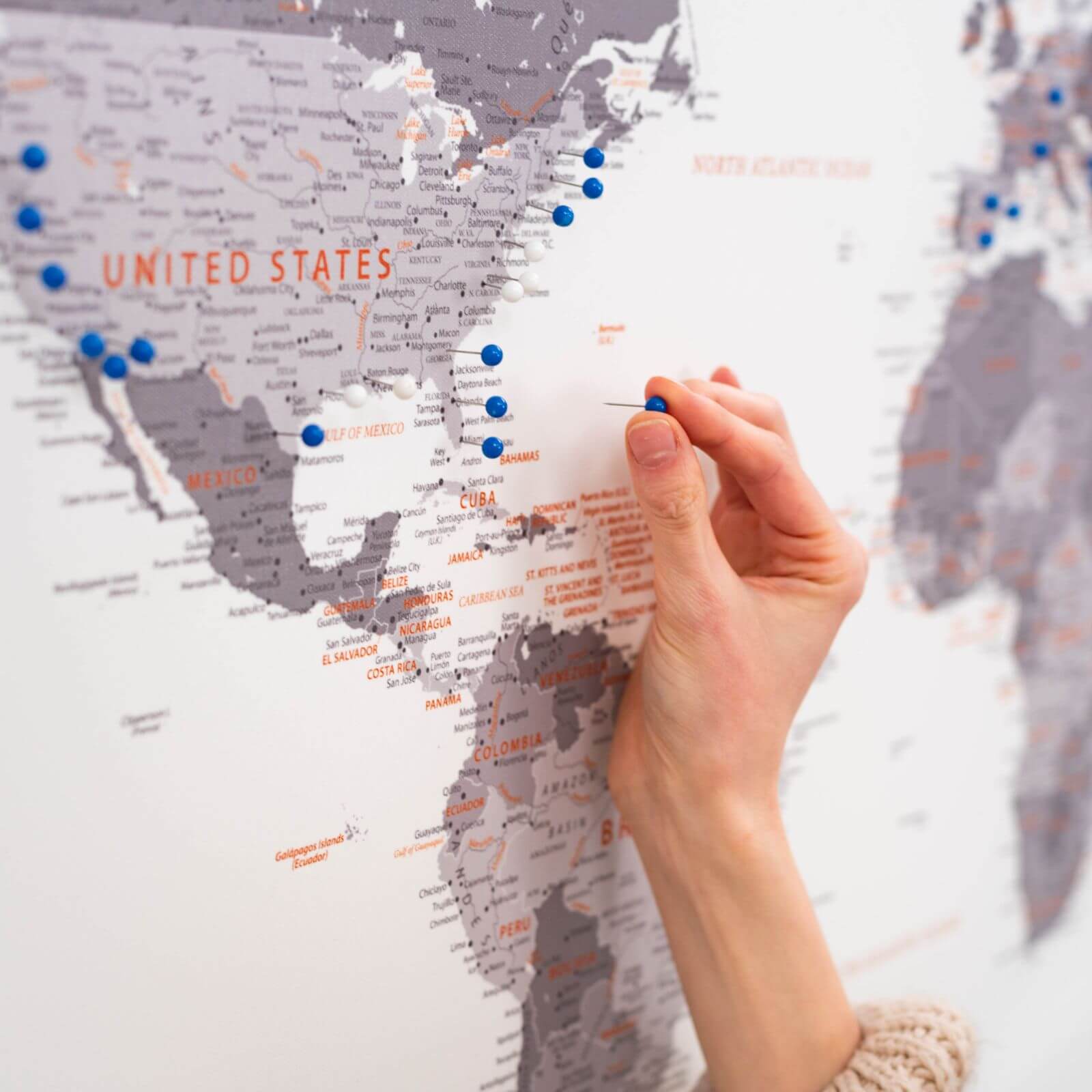 personalized travel maps