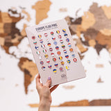 Europe Flag Pins by Enjoy The Wood