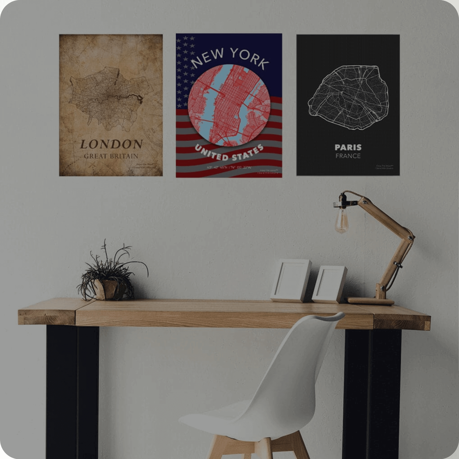 Wooden City Posters
