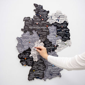 Germany Wooden Maps