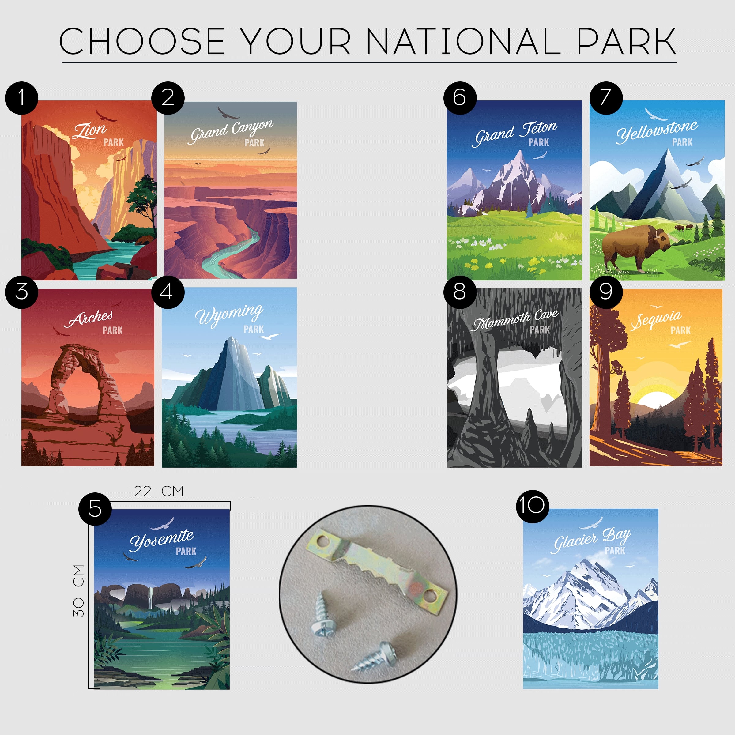 National Parks Posters