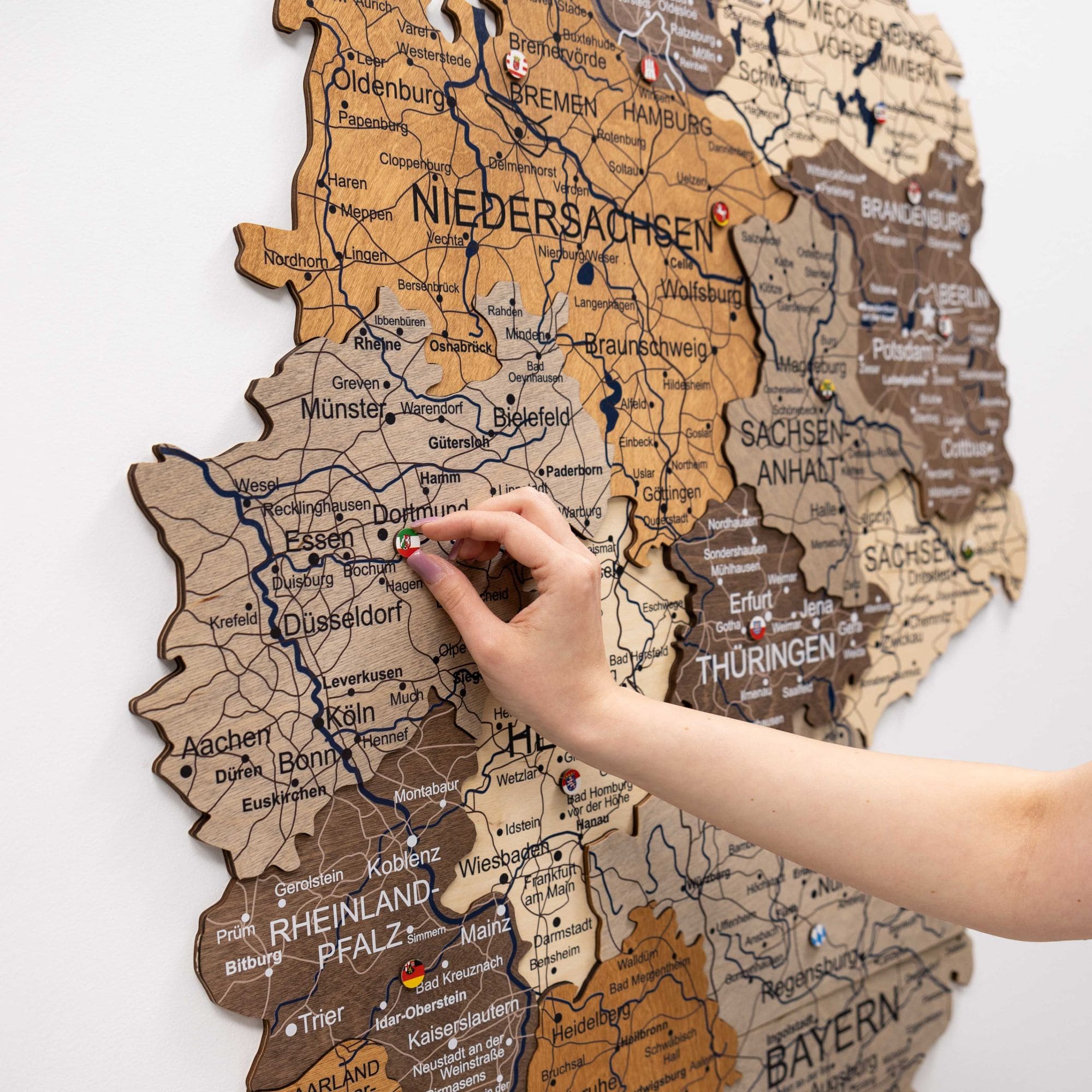 dortmund on map of germany