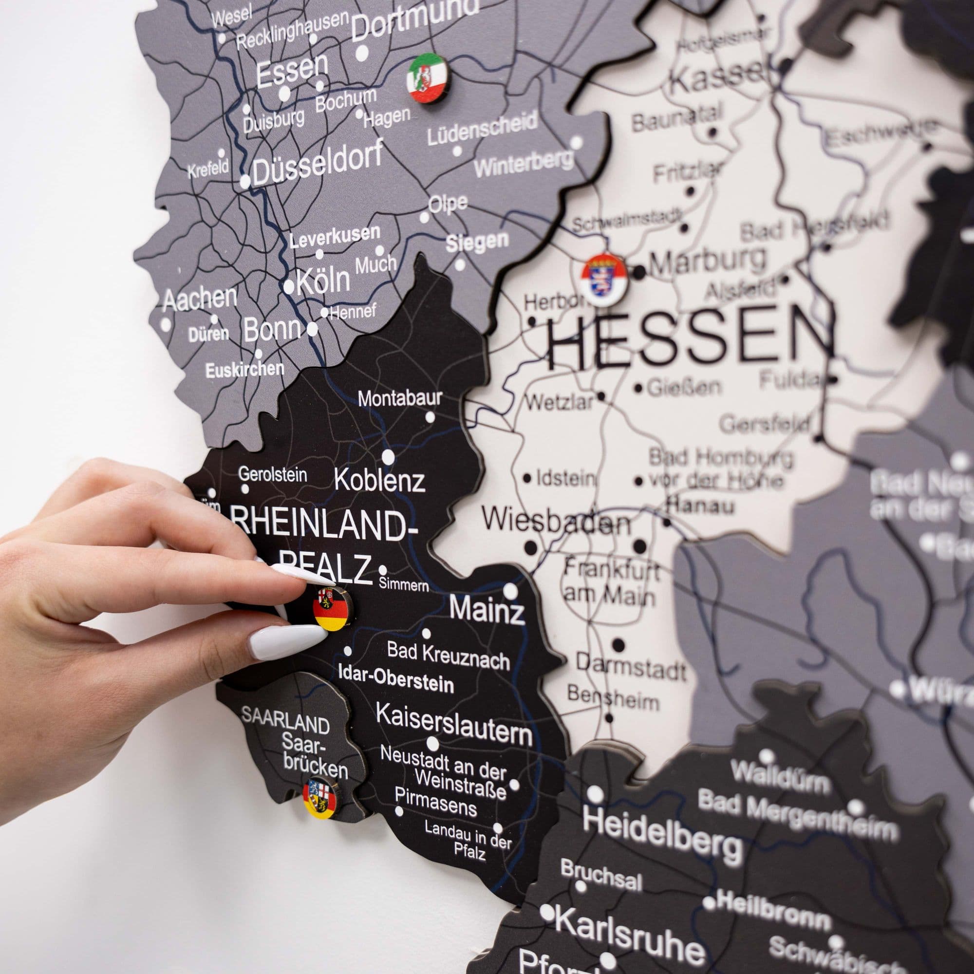 west germany on map