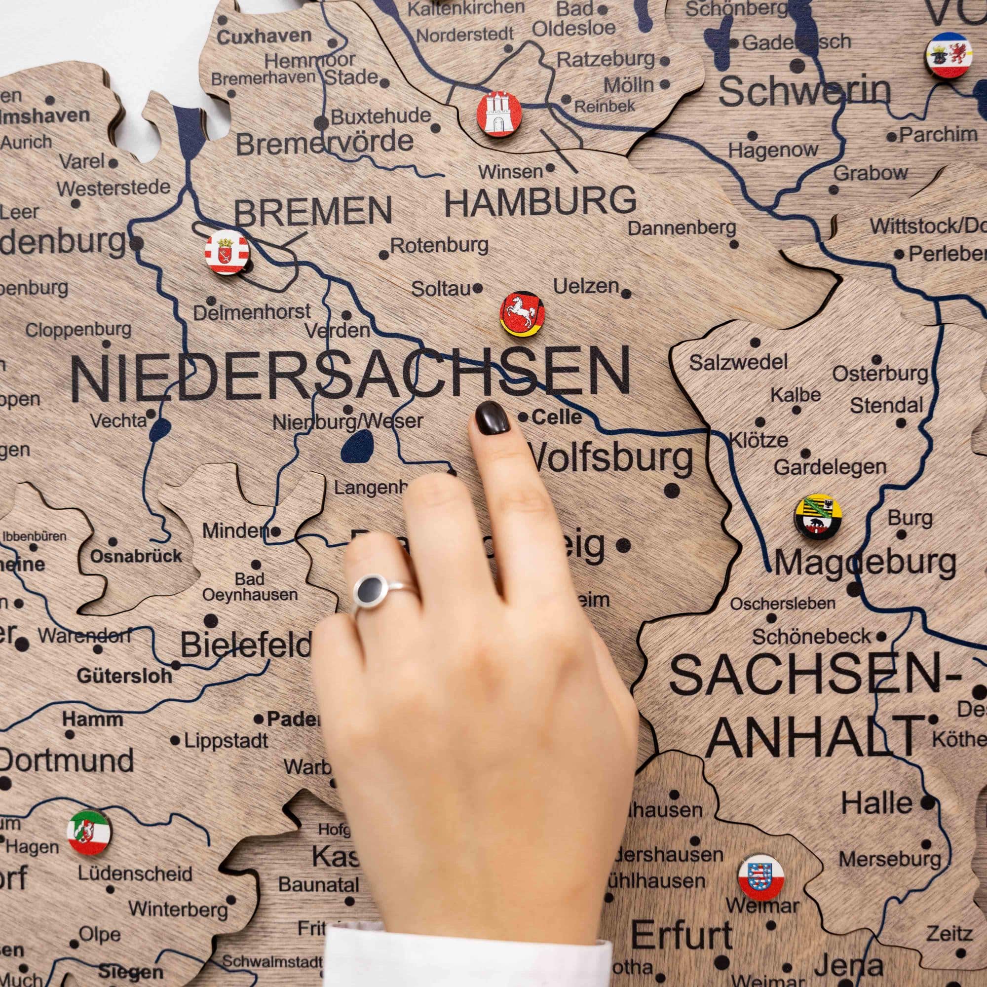 northwestern germany map