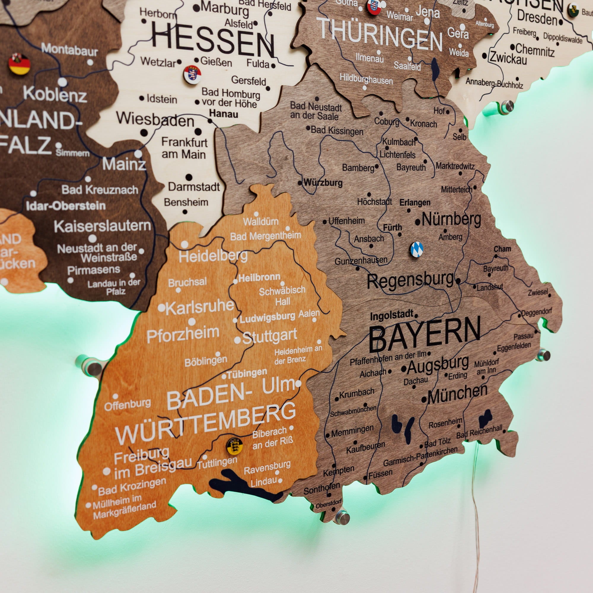 bayern germany map