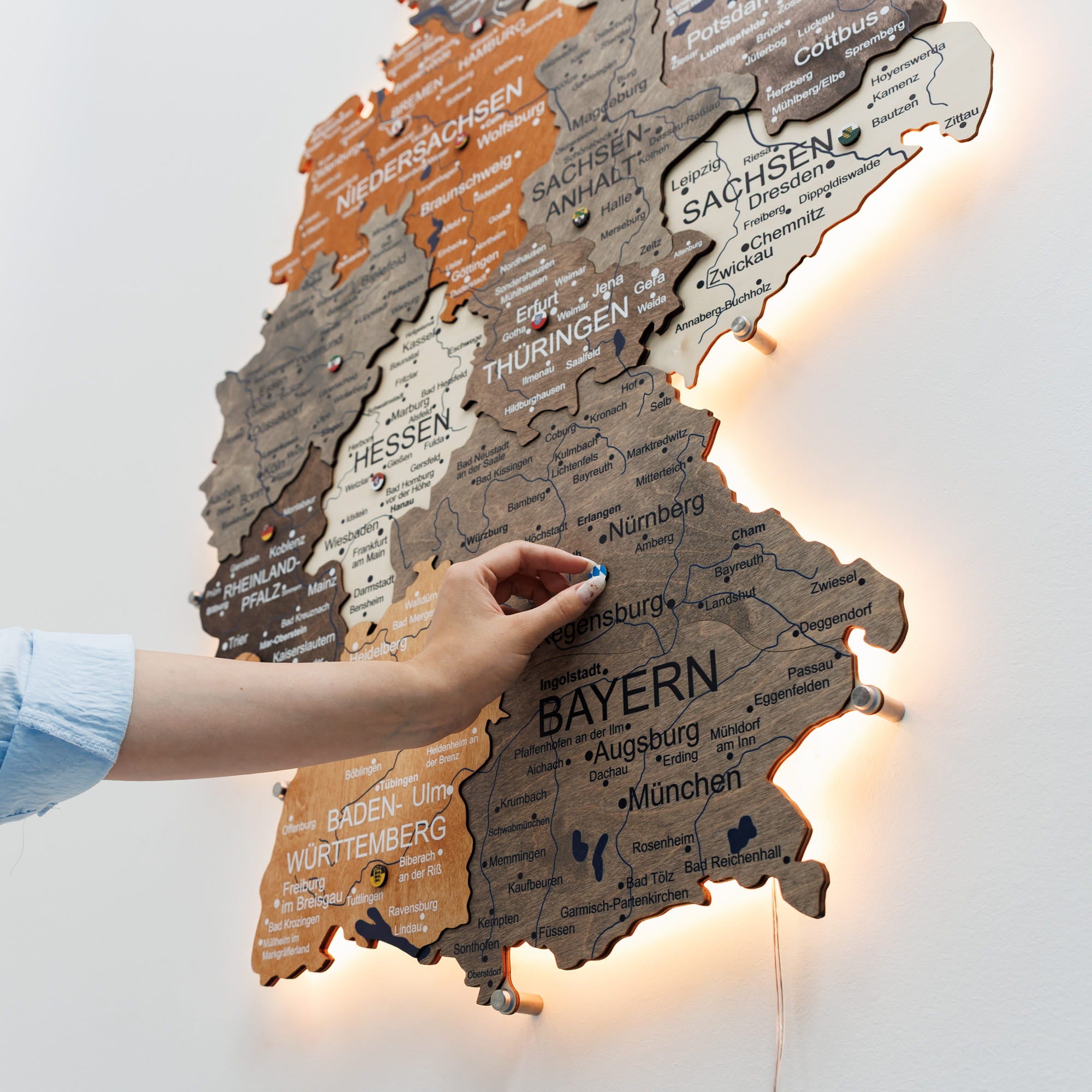 bayern in germany map
