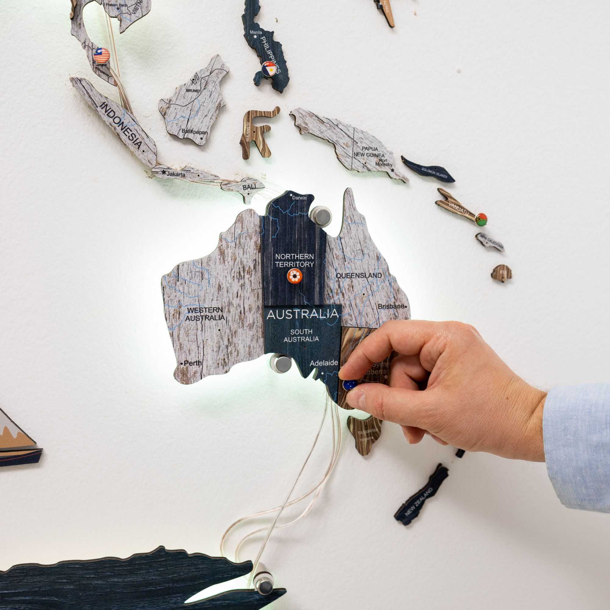 australia map pin