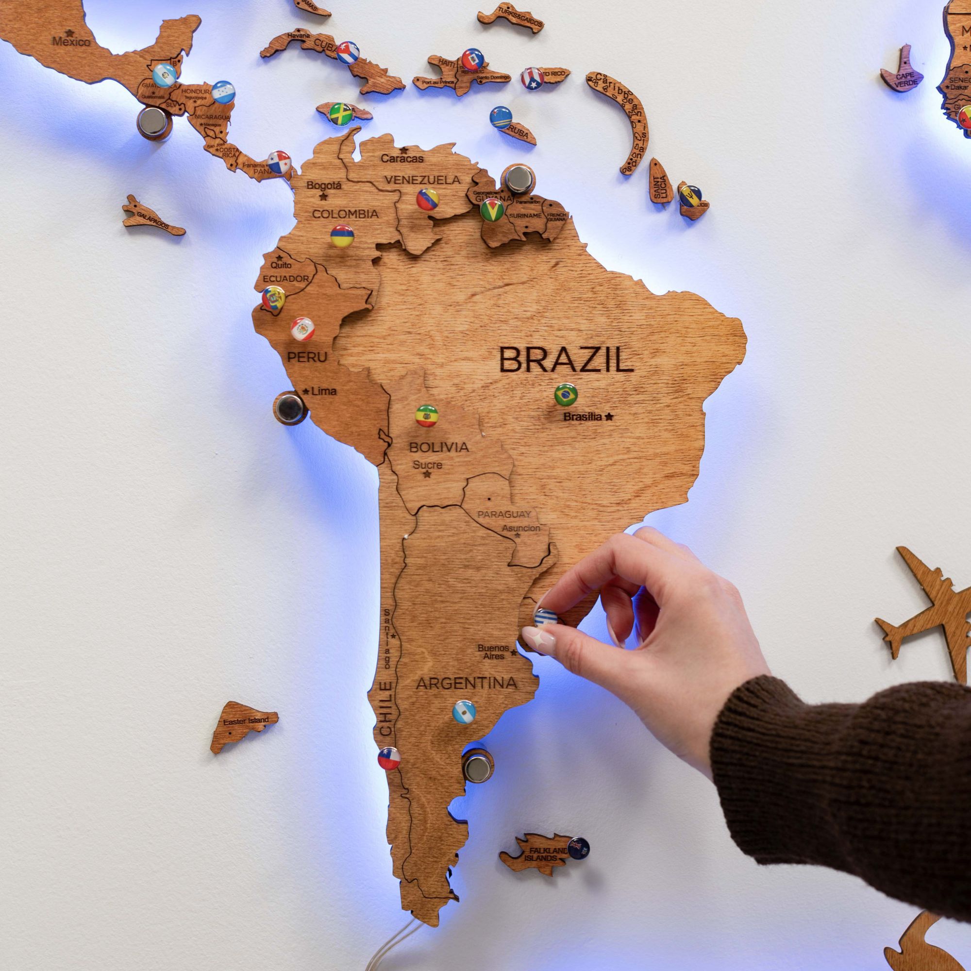 brazil on the map