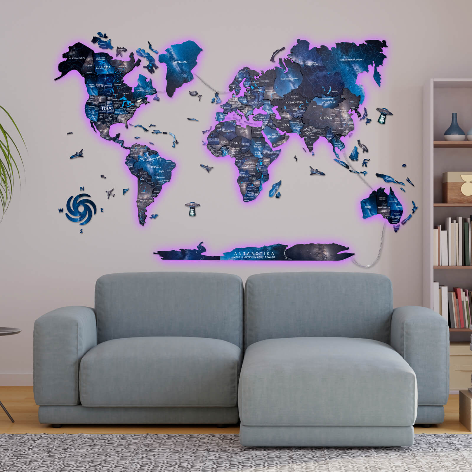 space themed room decor