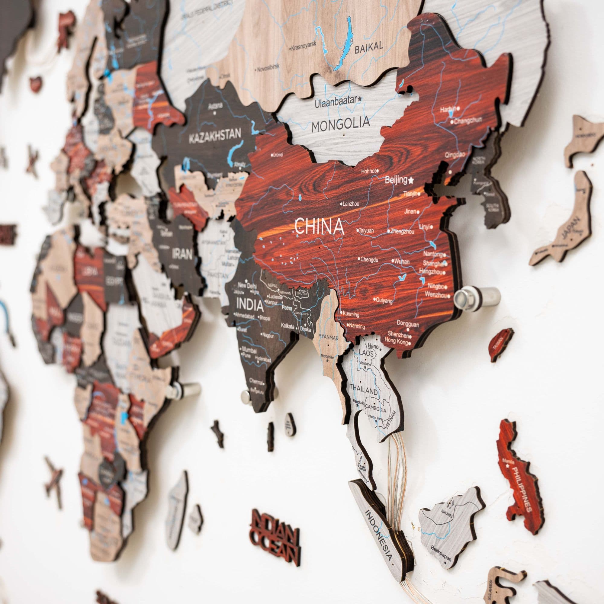 china wall map
