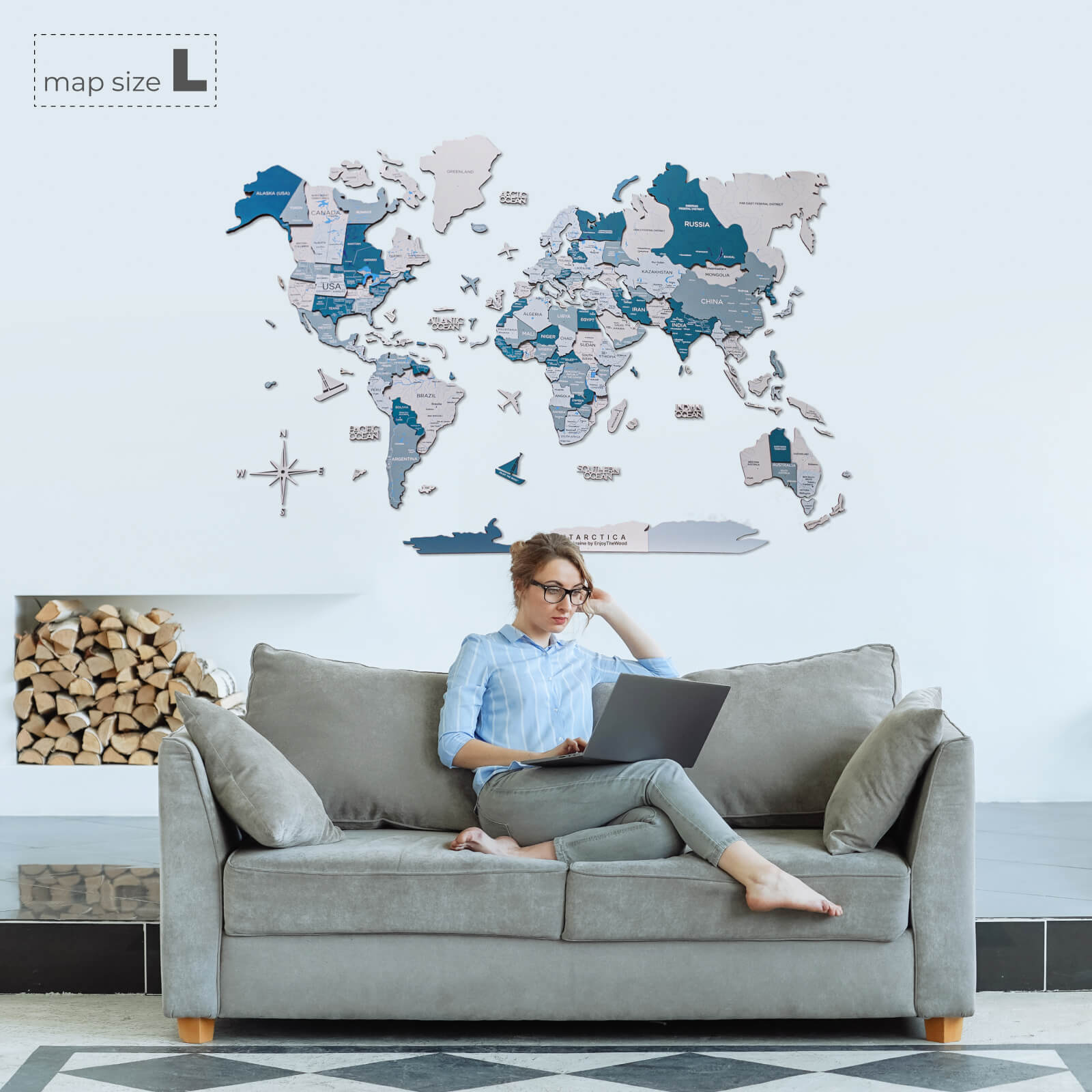 Wooden World Maps For Wall Decor • Enjoy The Wood