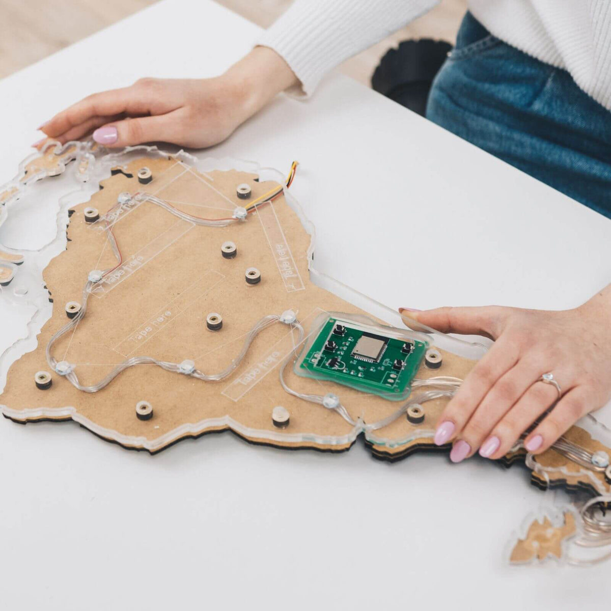 3D LED Wooden World Map - 2.0 ‣ From Enjoy The Wood