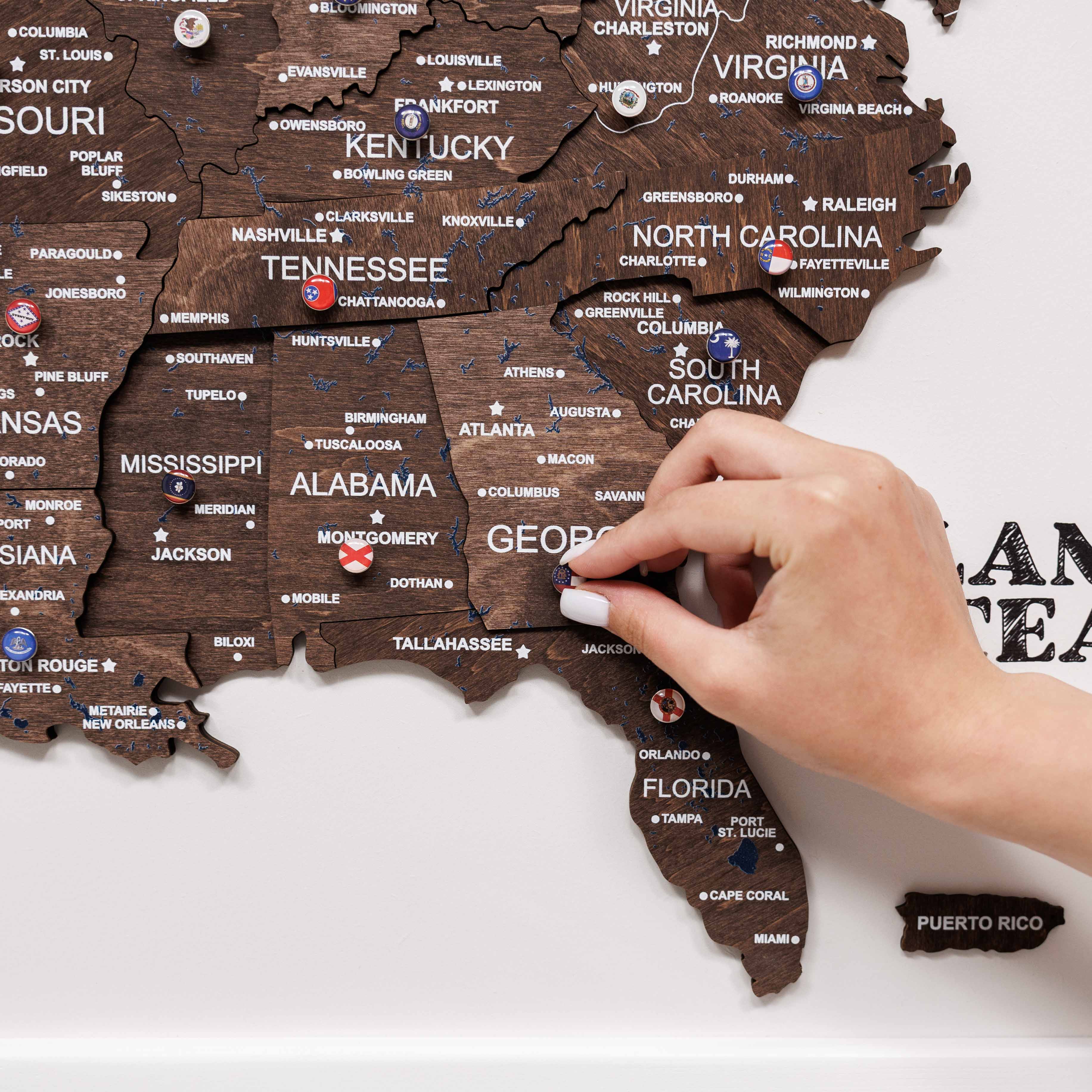 us map to color