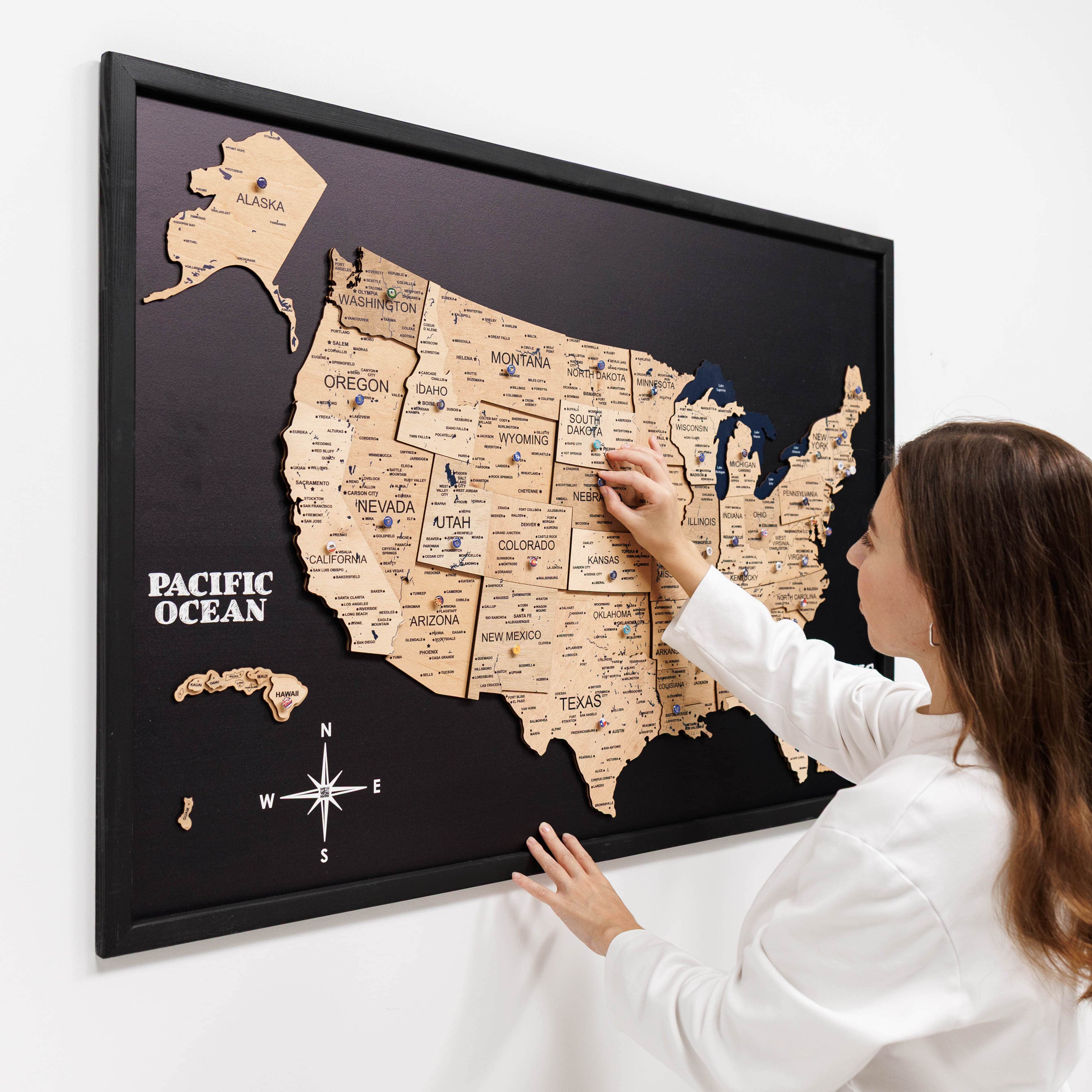 travel map of usa