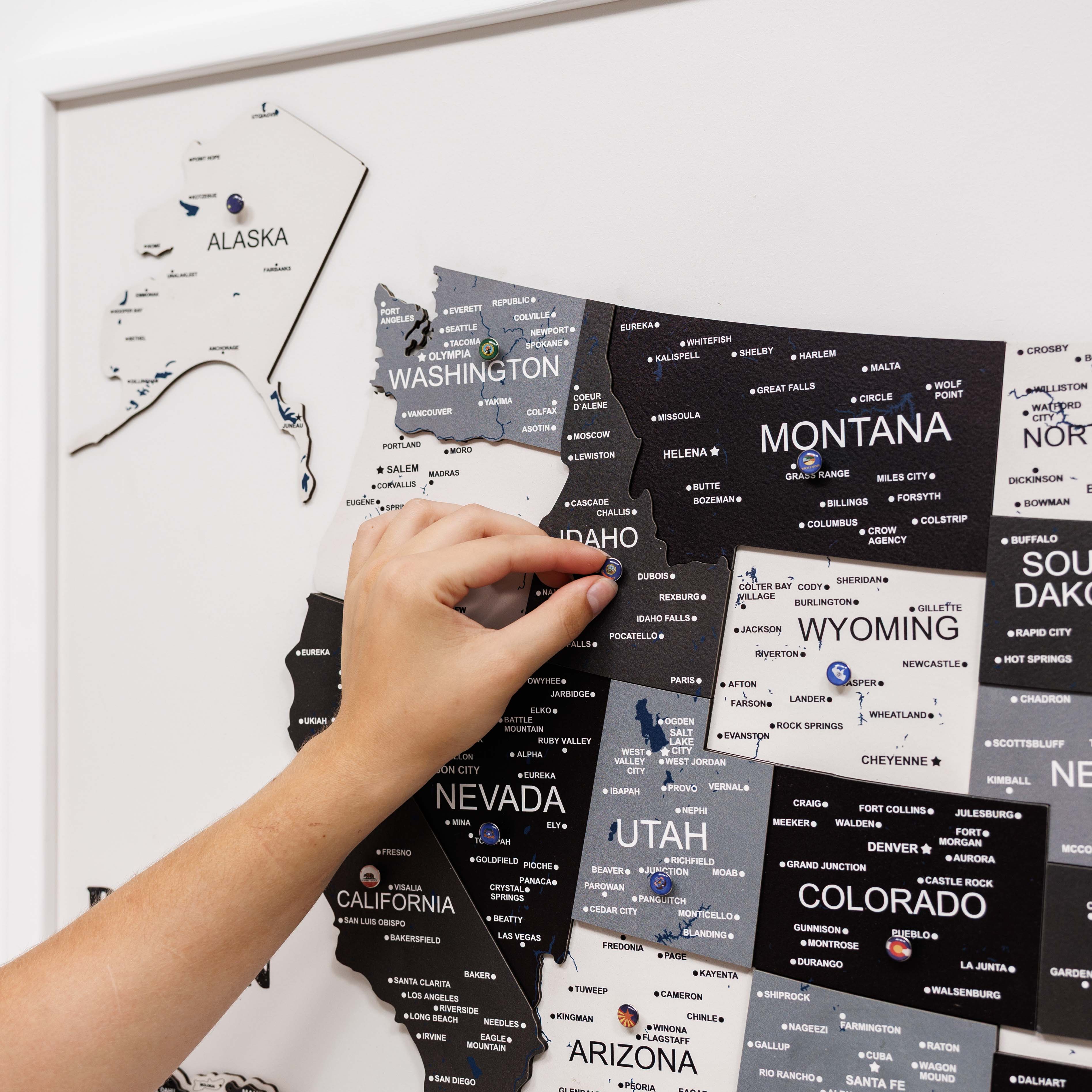 idaho on the us map