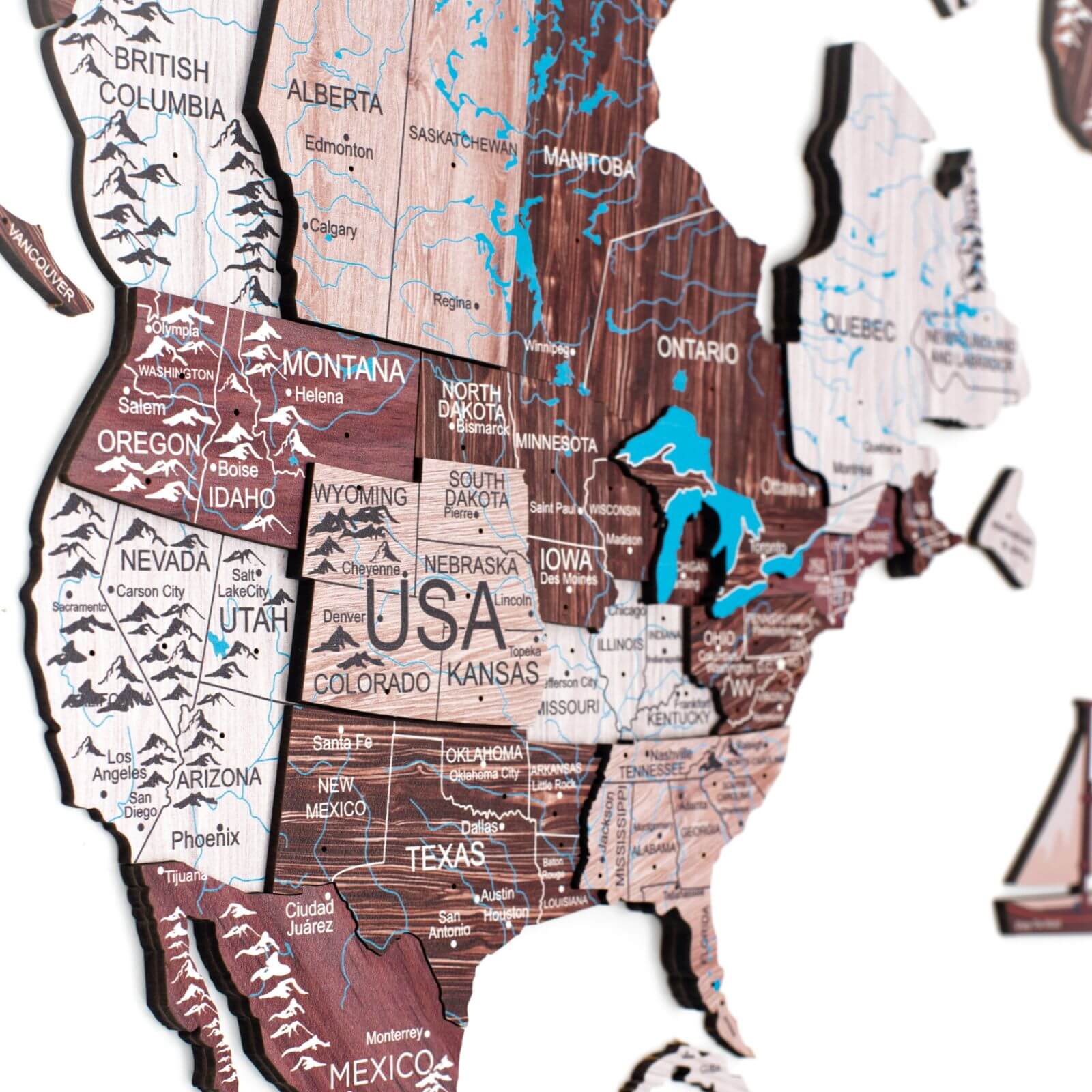 colorful united states map