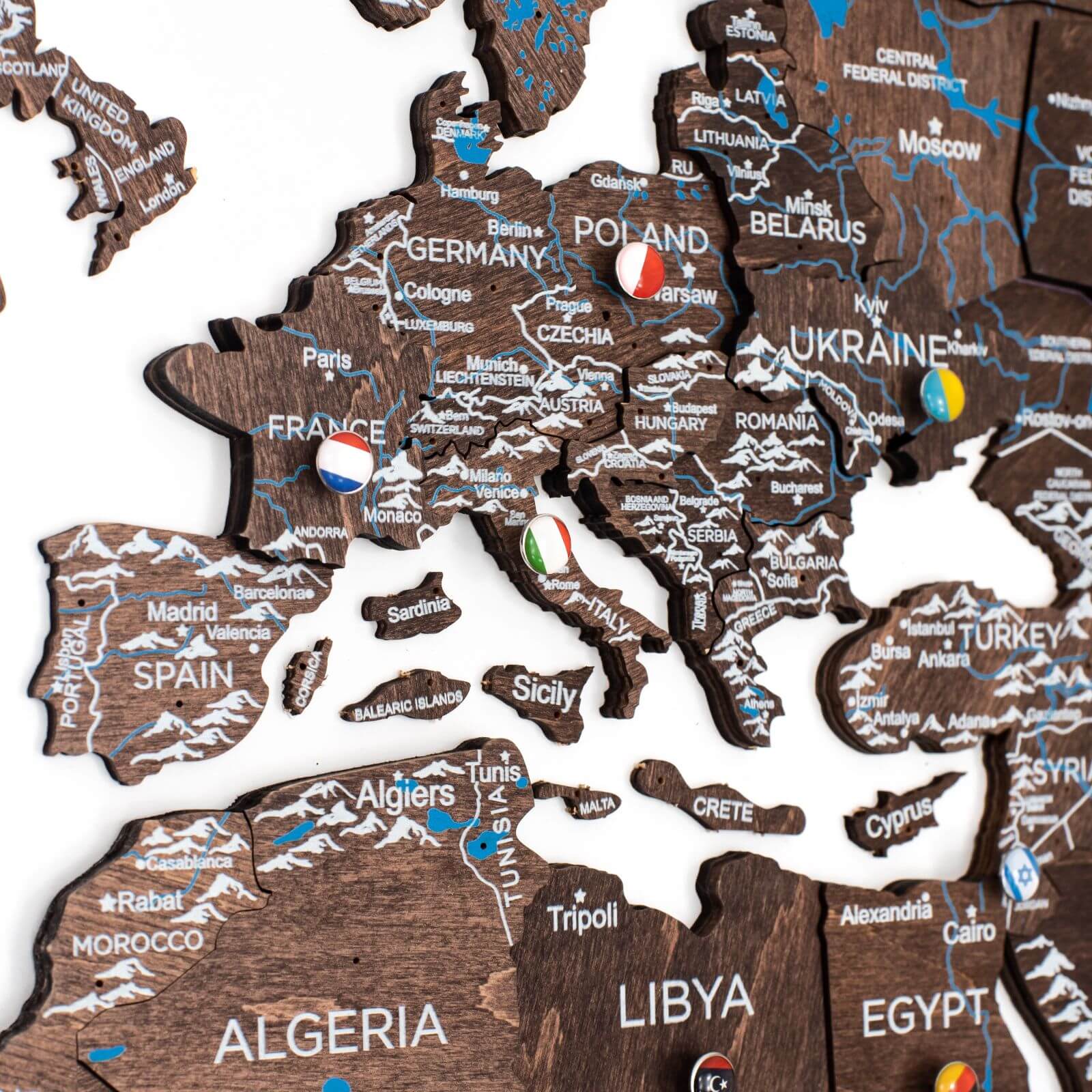 europe on the world map