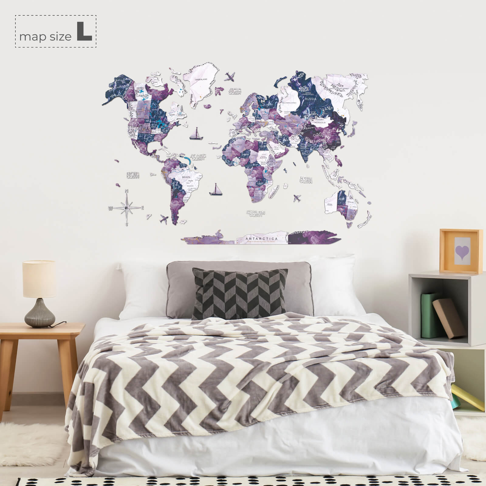 purple bedroom decor ideas