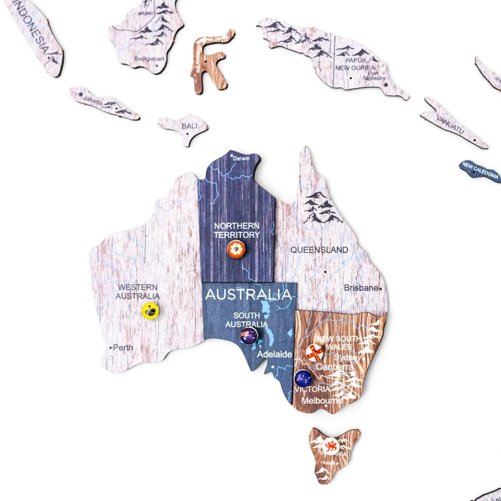 australia on world map