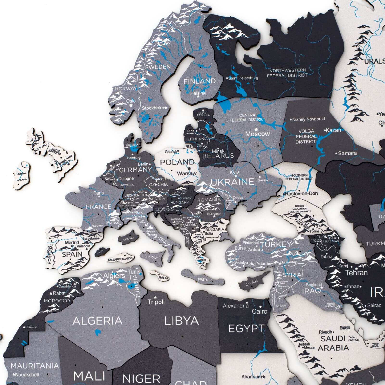 nordik map home decor