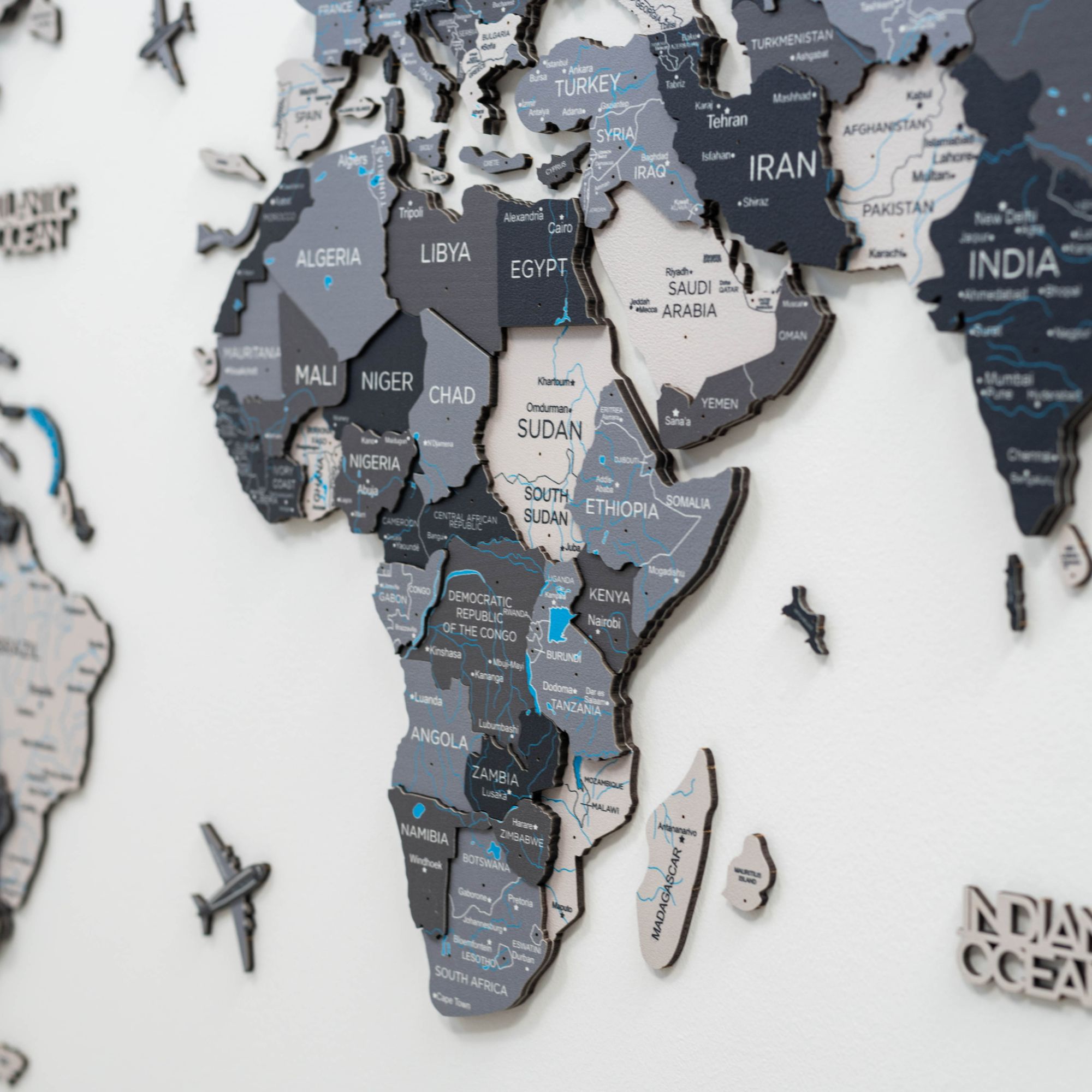 world map africa countries