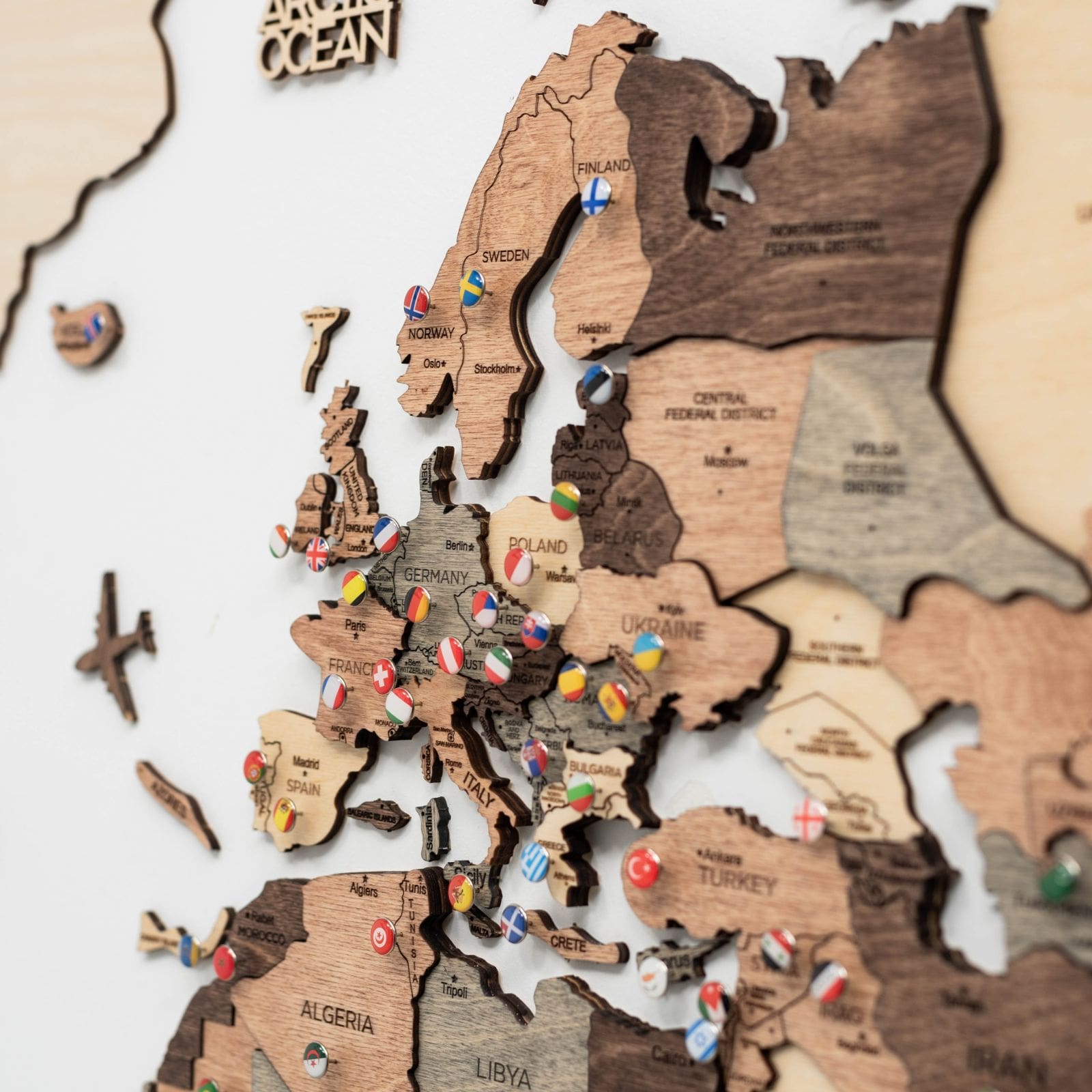 world map of europe