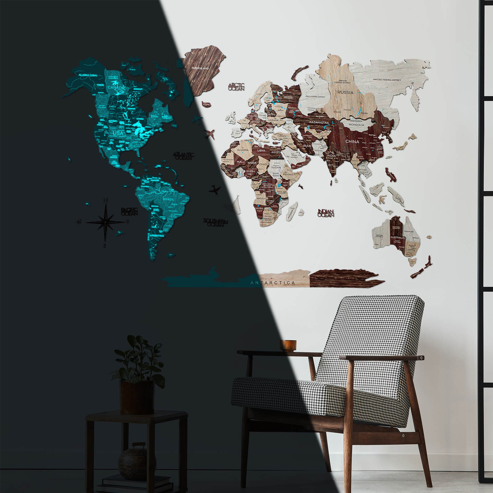 3D Luminous Cappuccino → Enjoy The Wood ‣ Order Now