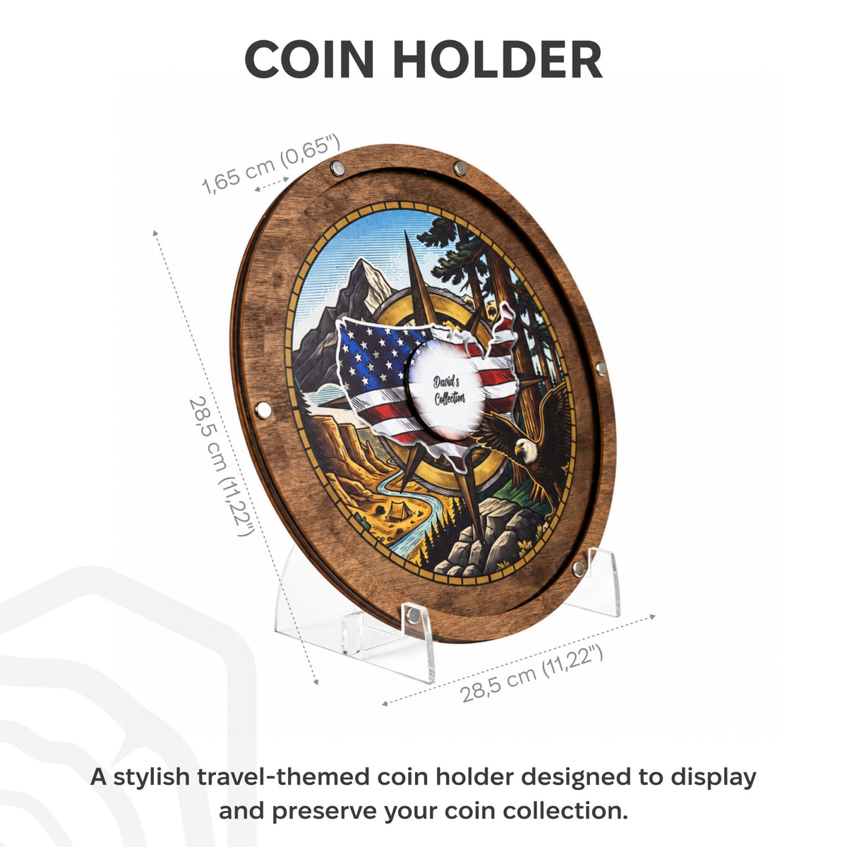 Coin Collection Display - American Spirit