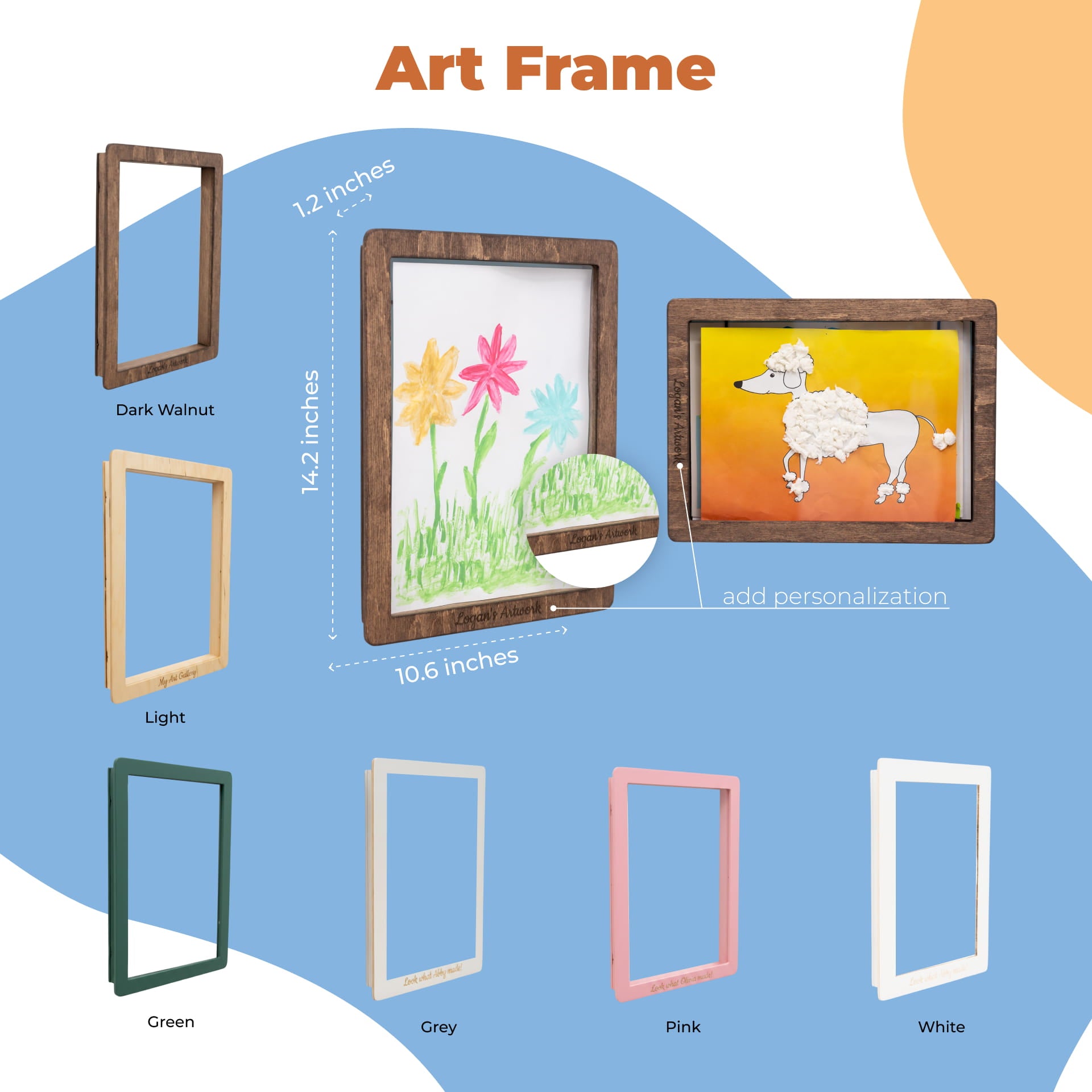 Art Storage Frame by Enjoy The Wood 
