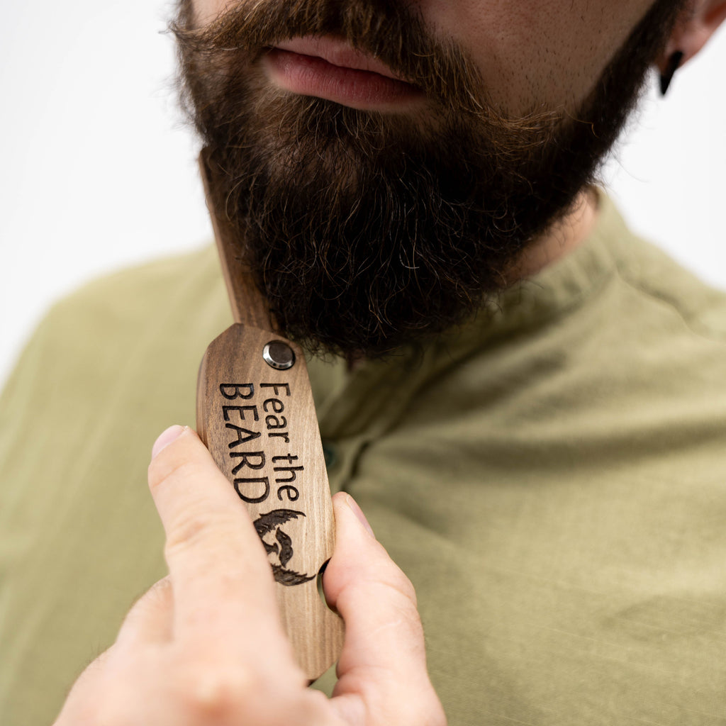 Wooden Beard Comb – Fear Beard