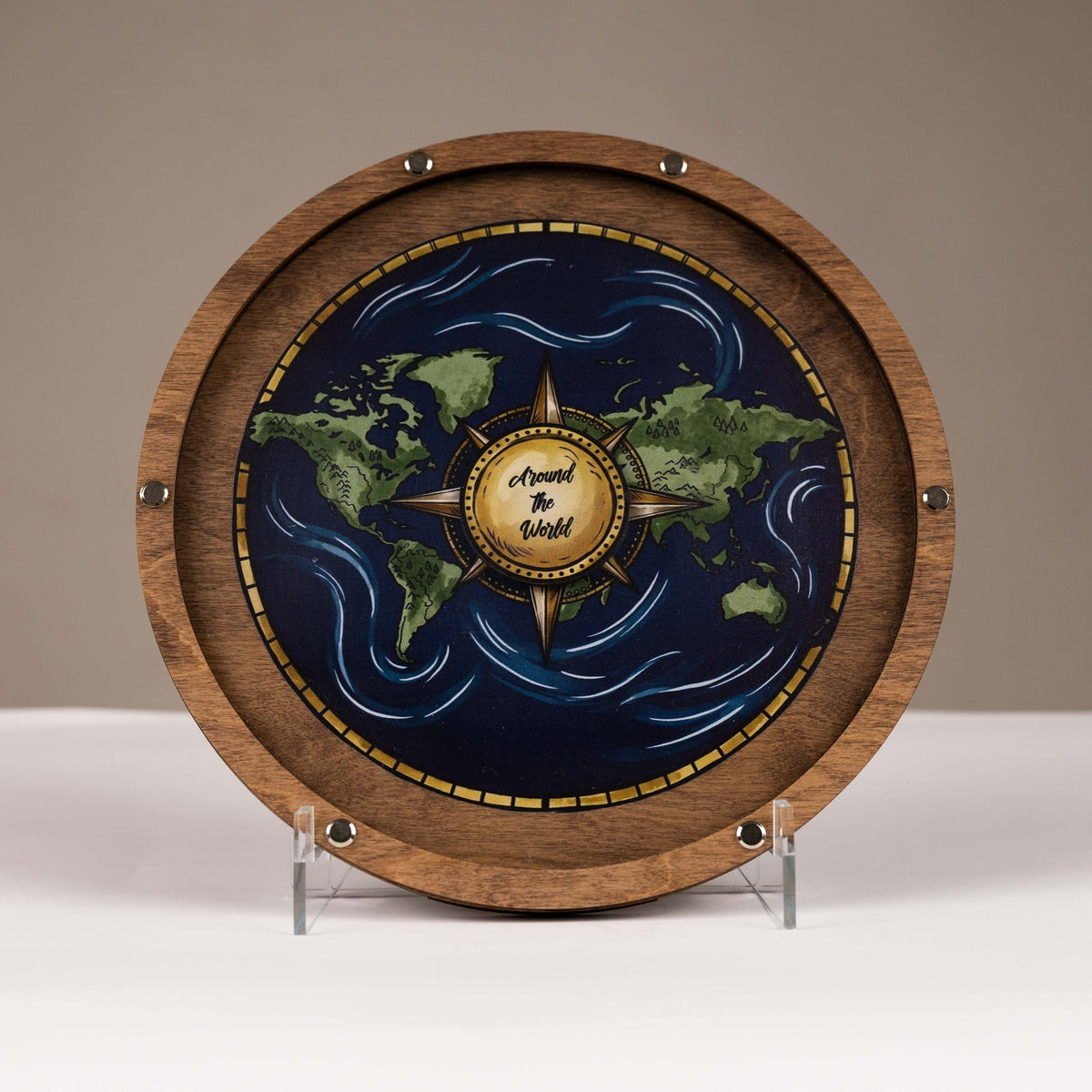 Coin Collection Display - Blue Ocean