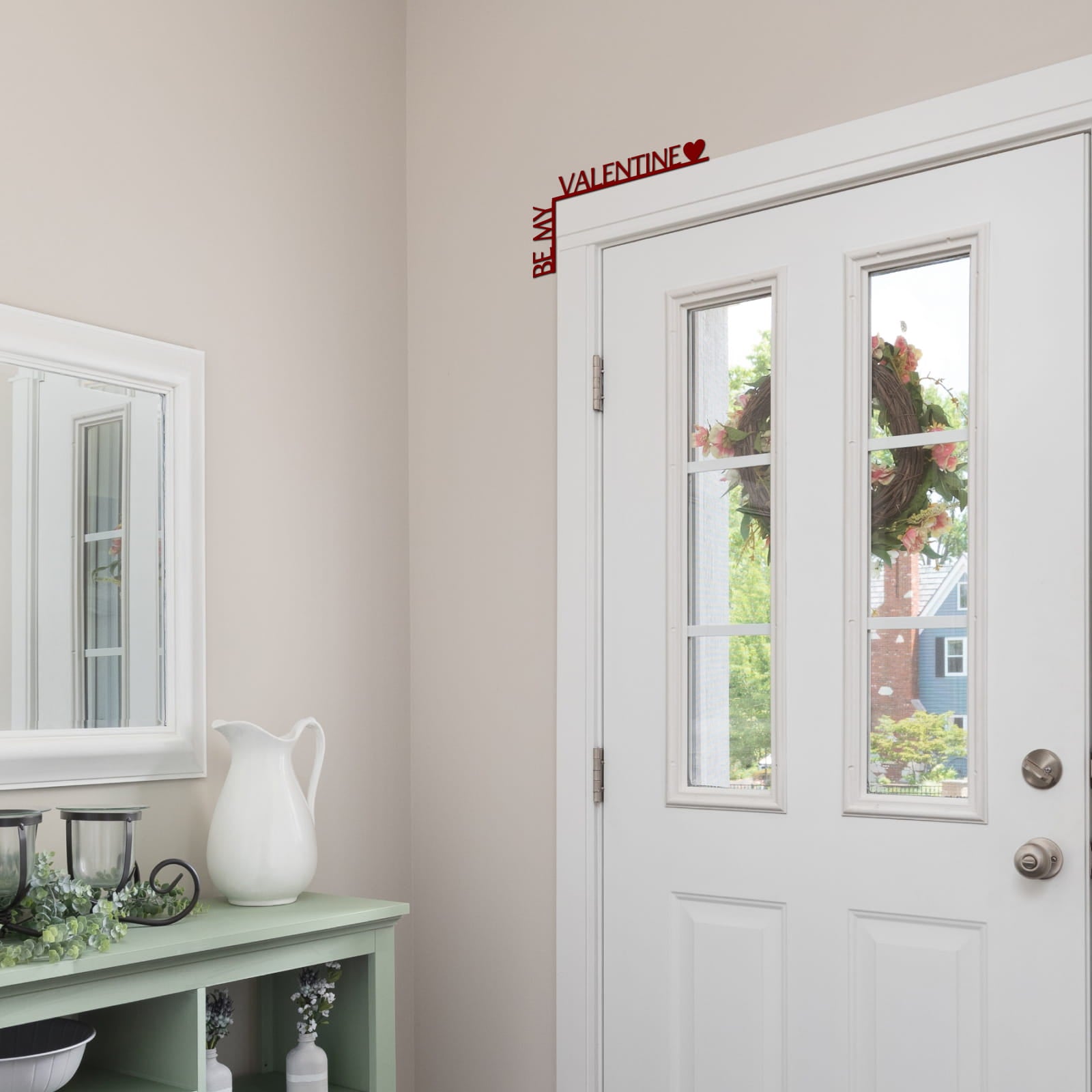 Wooden Corner Quote – Be my Valentine by Enjoy The Wood 