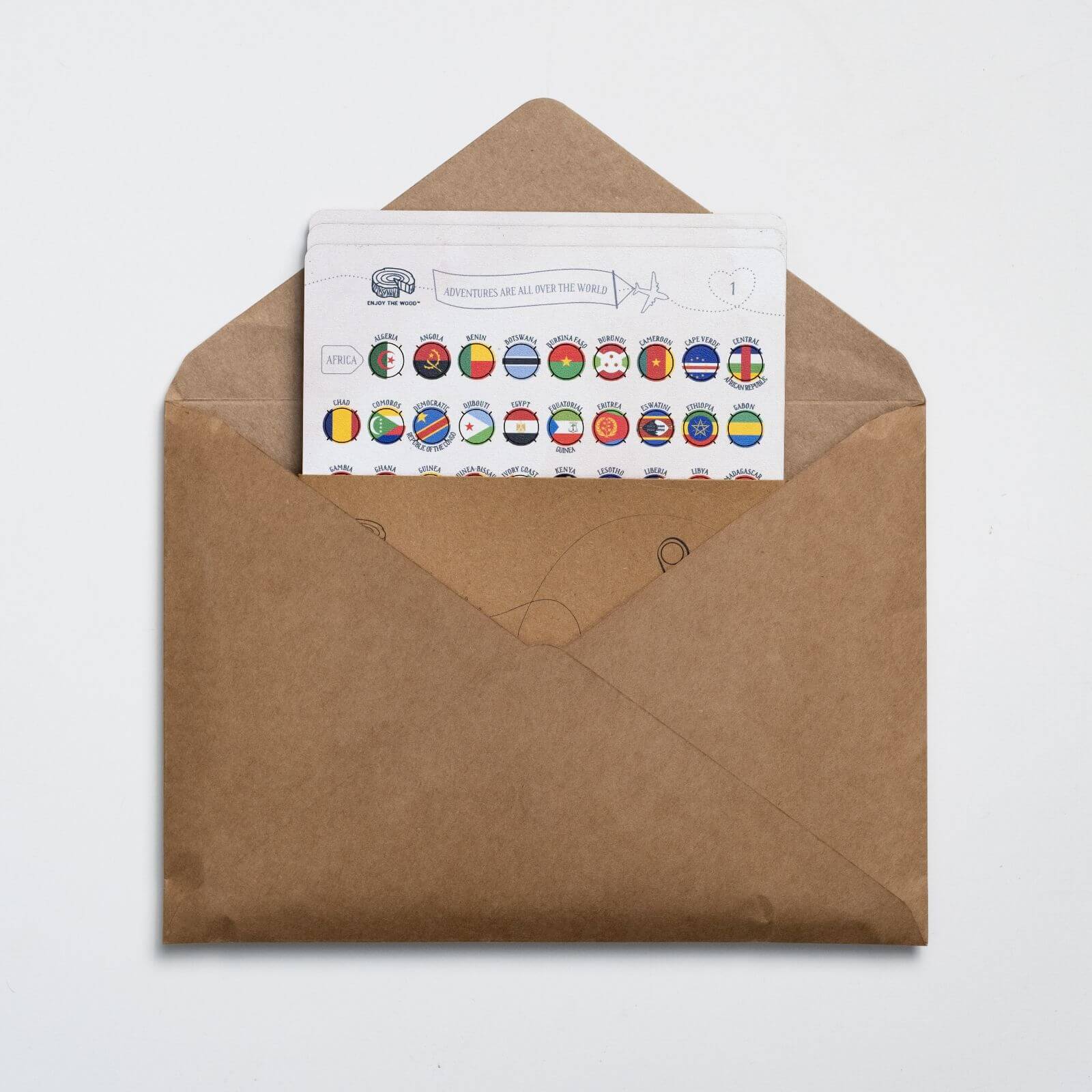 Wooden Flag Push Pins from Enjoy The Wood → Order Now