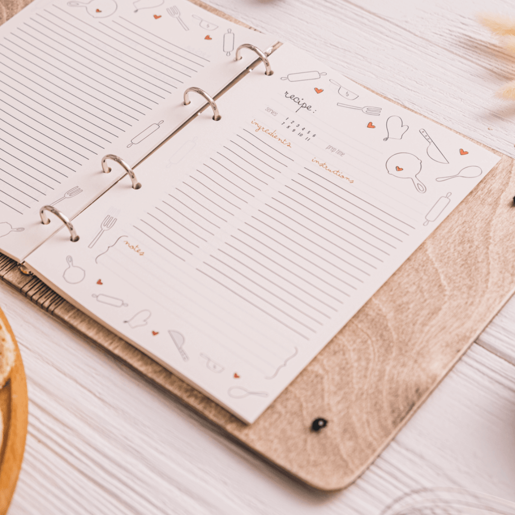 Extra Paper Recipe Book