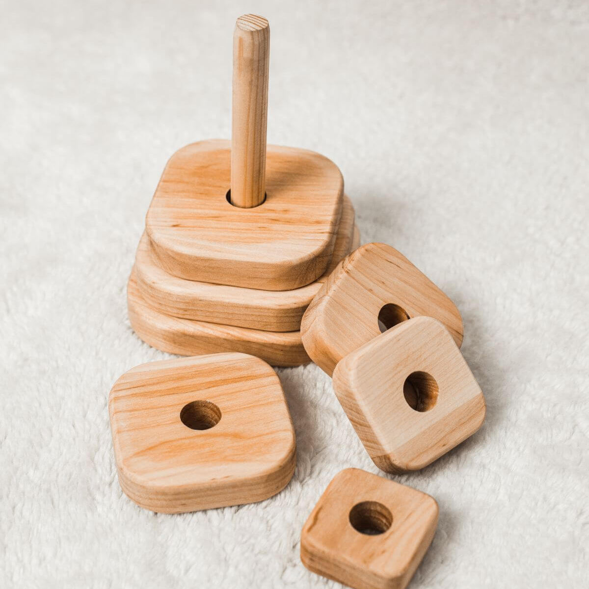 square stacking for children 