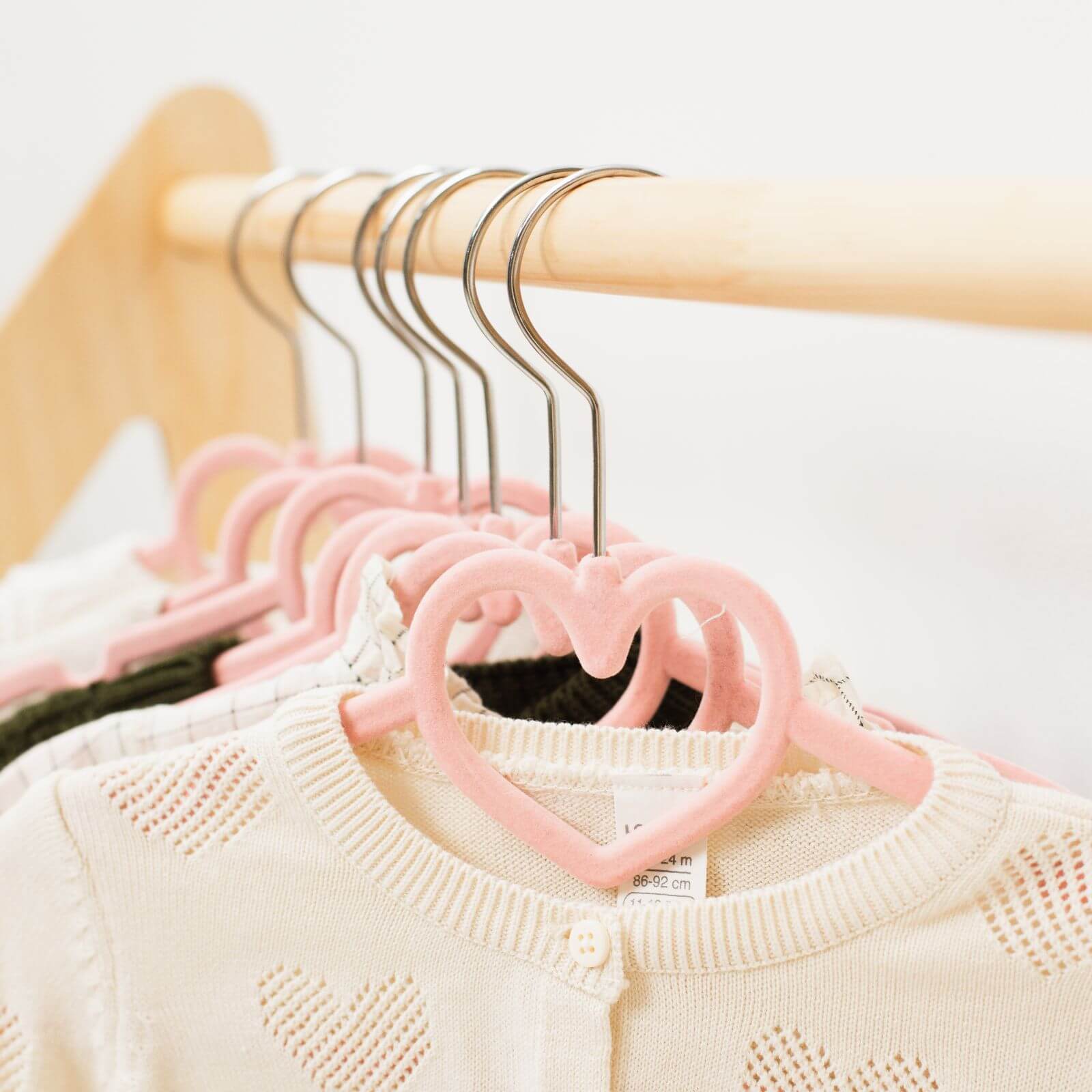 toddler wooden clothes rack