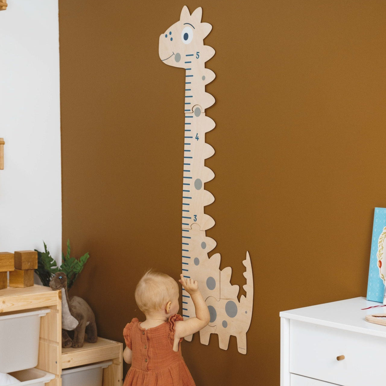 kids wooden growth chart