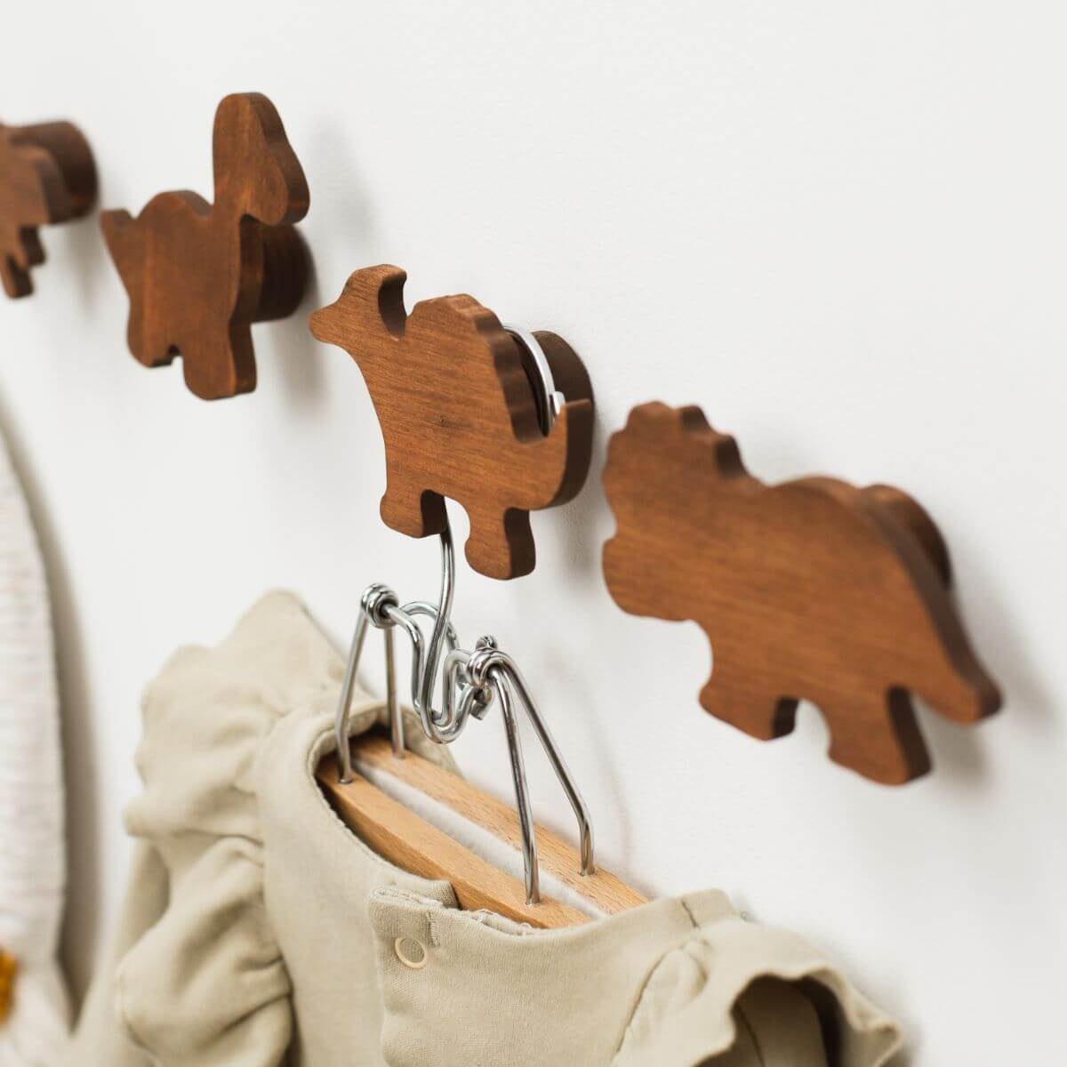 wooden decorative wall hooks