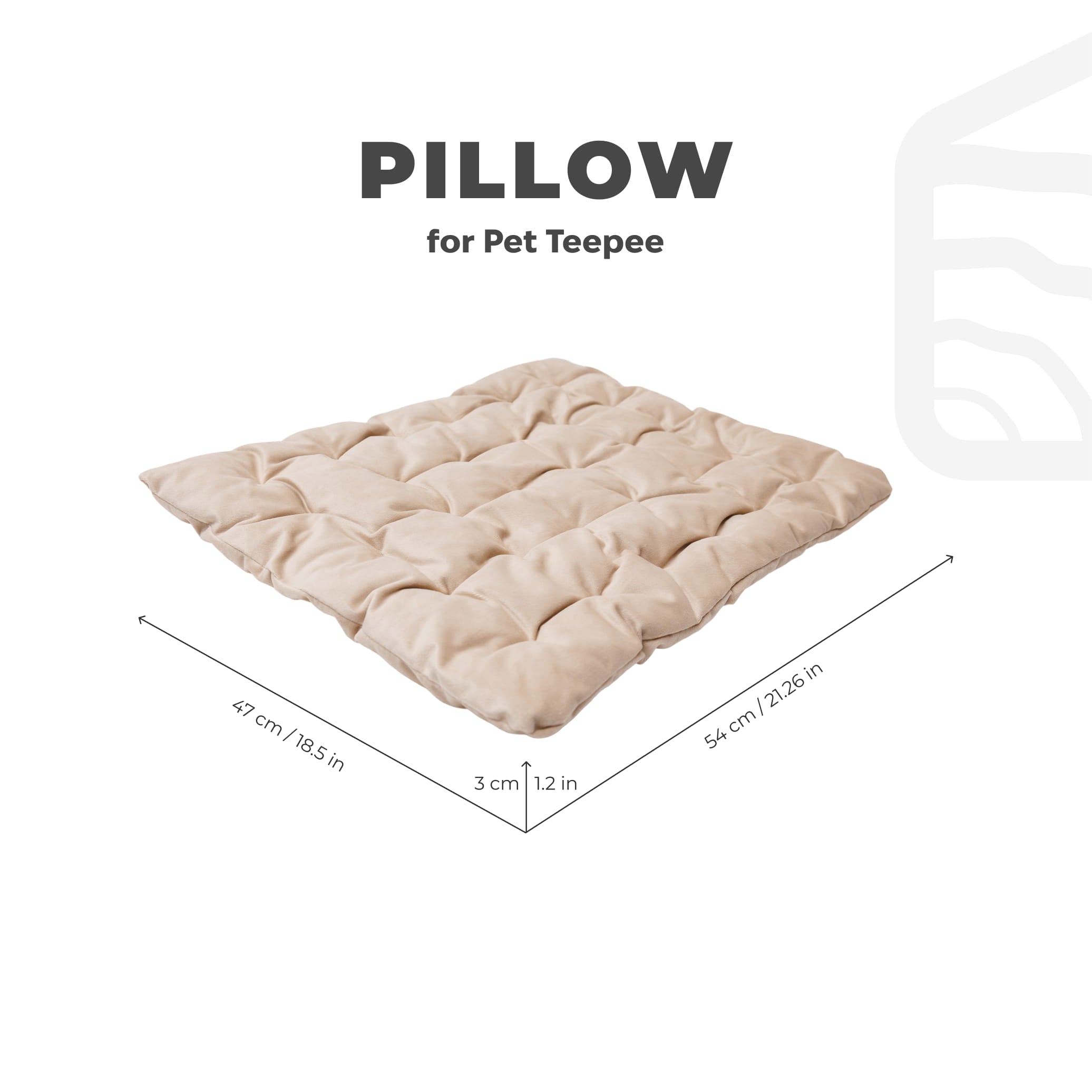 Coussin niche pour chien endormi-Noir